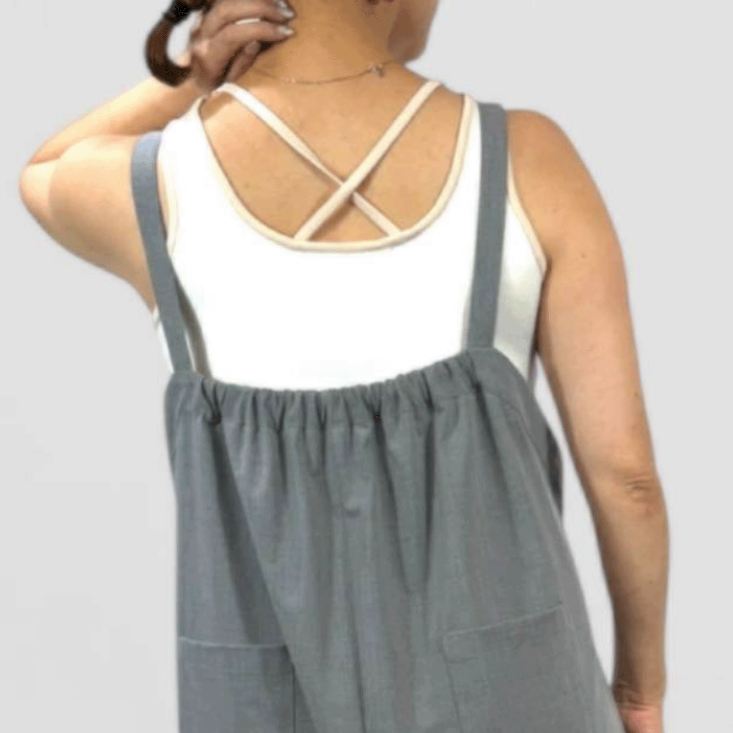 QTUME バイカラータンクニットインナートップス - 画像12