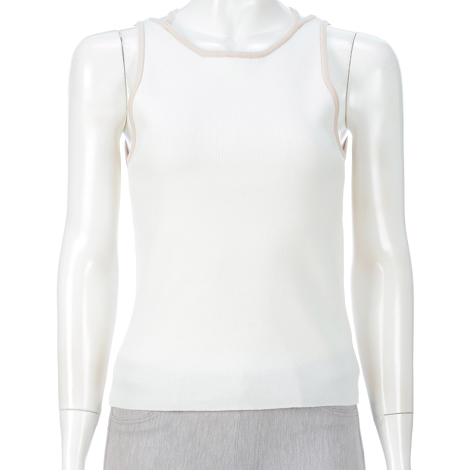 QTUME バイカラータンクニットインナートップス - 画像13