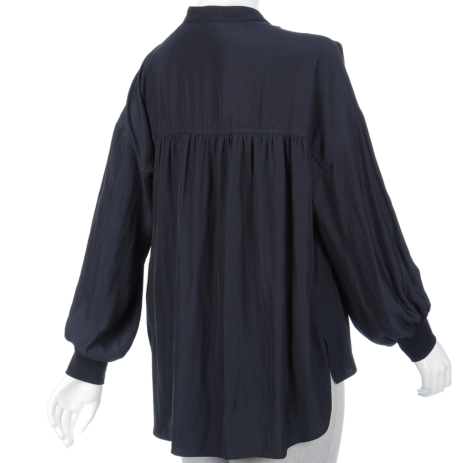 QTUME パール釦シャツ - 画像15