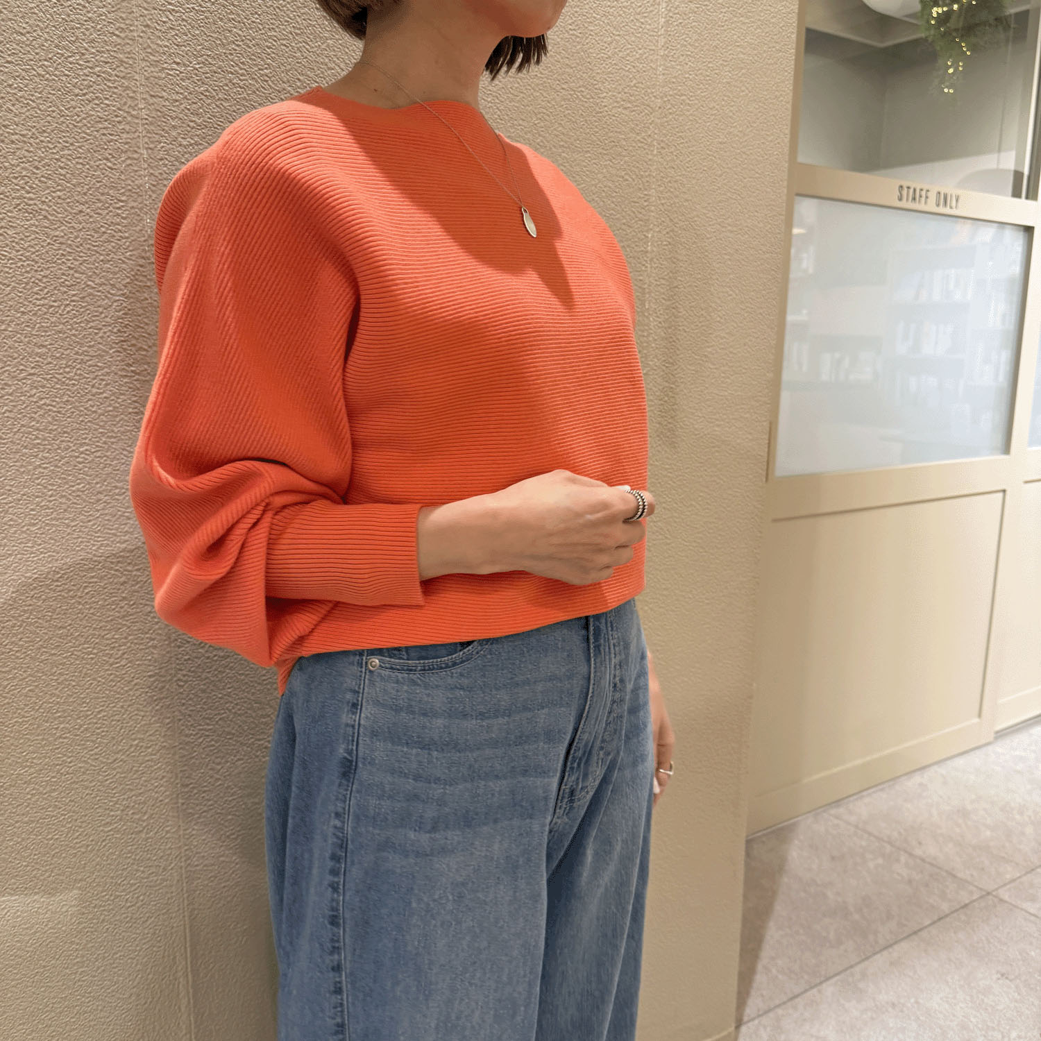 【Insta Live】QTUME ボートネックプルオーバー - 画像2