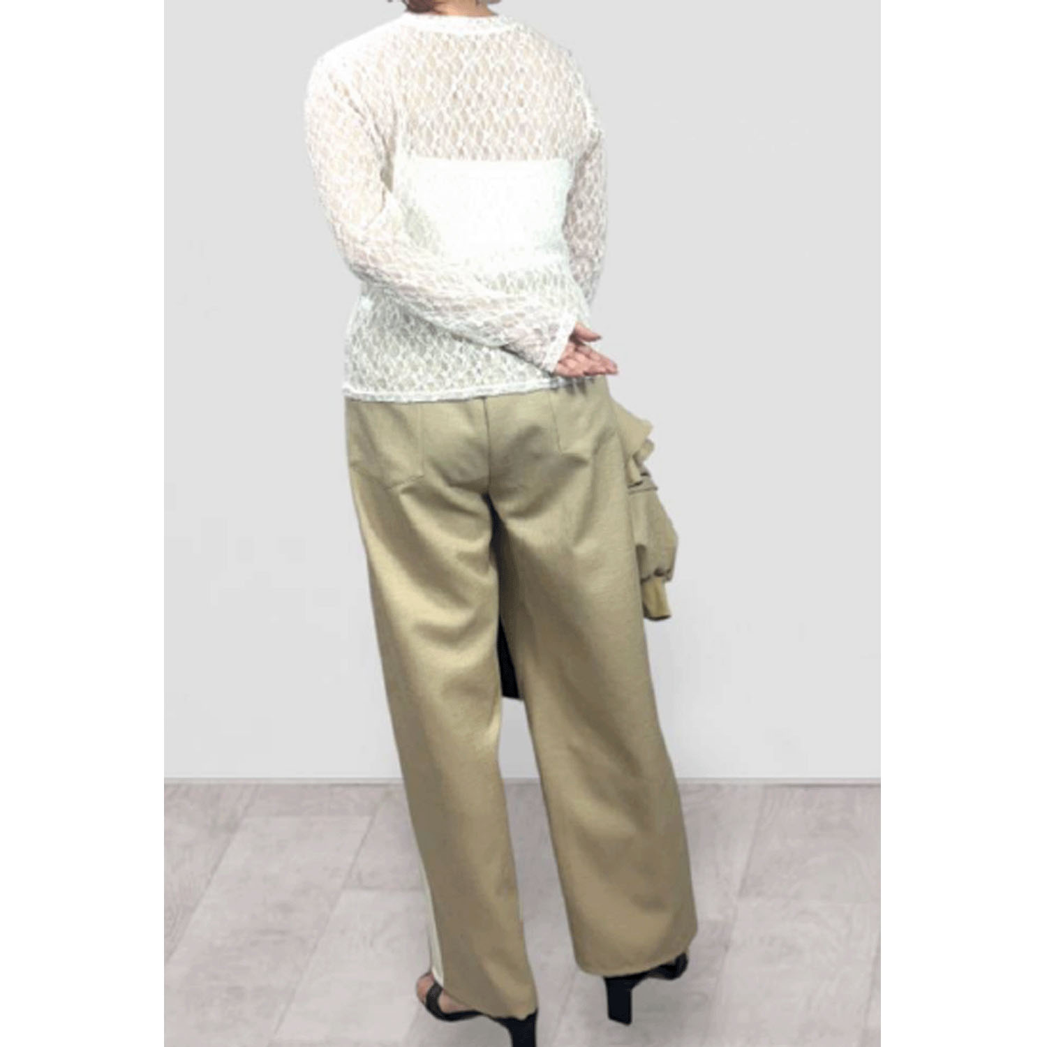 QTUME サイドラインタックパンツ - 画像11