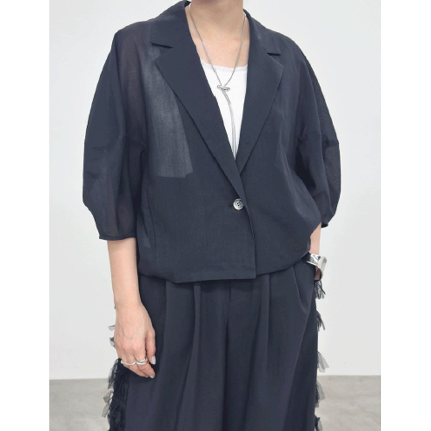 NUS ランタンスリーブショートジャケット - 画像5