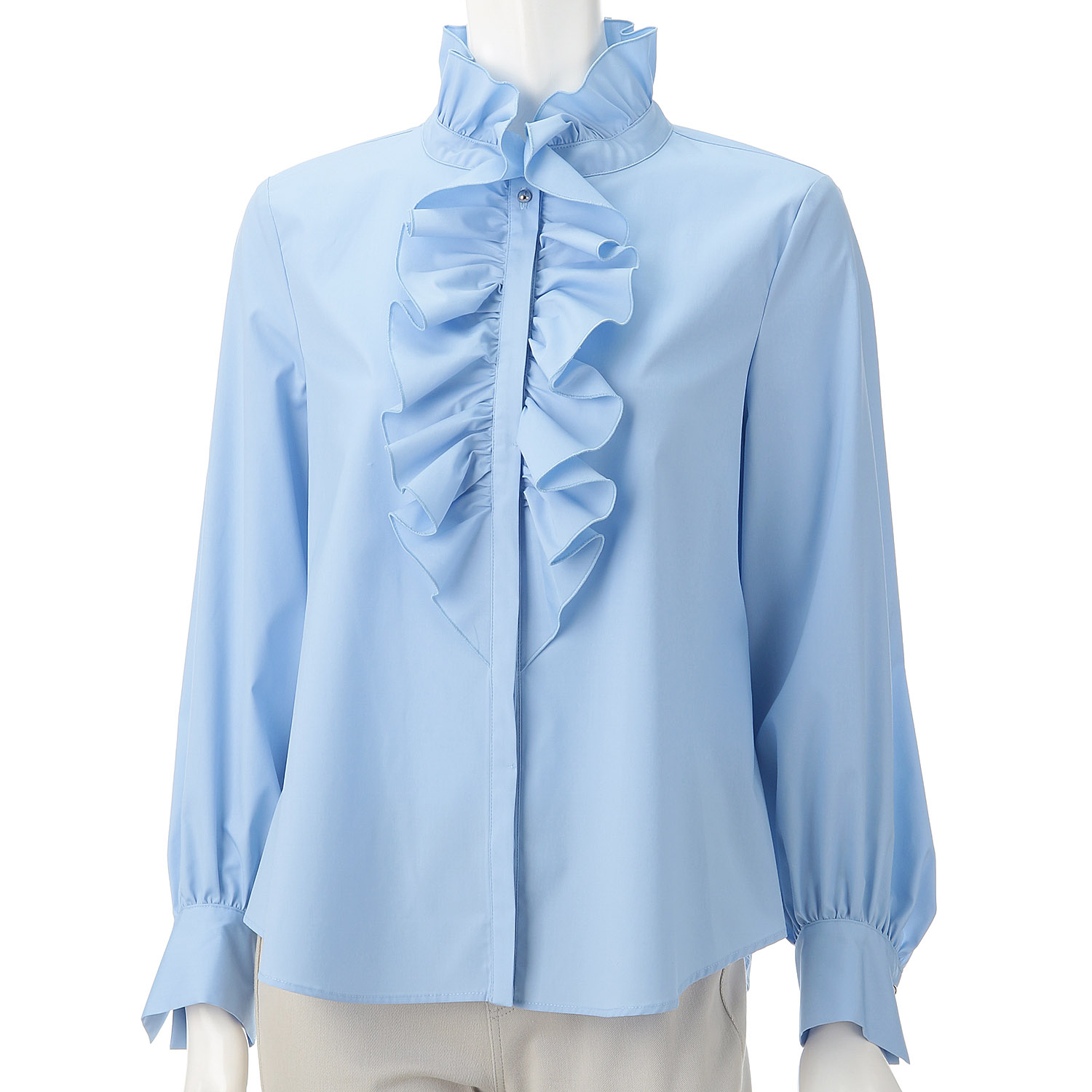 一珠 KOKIA メロウフリルスタンドブラウス - 画像3