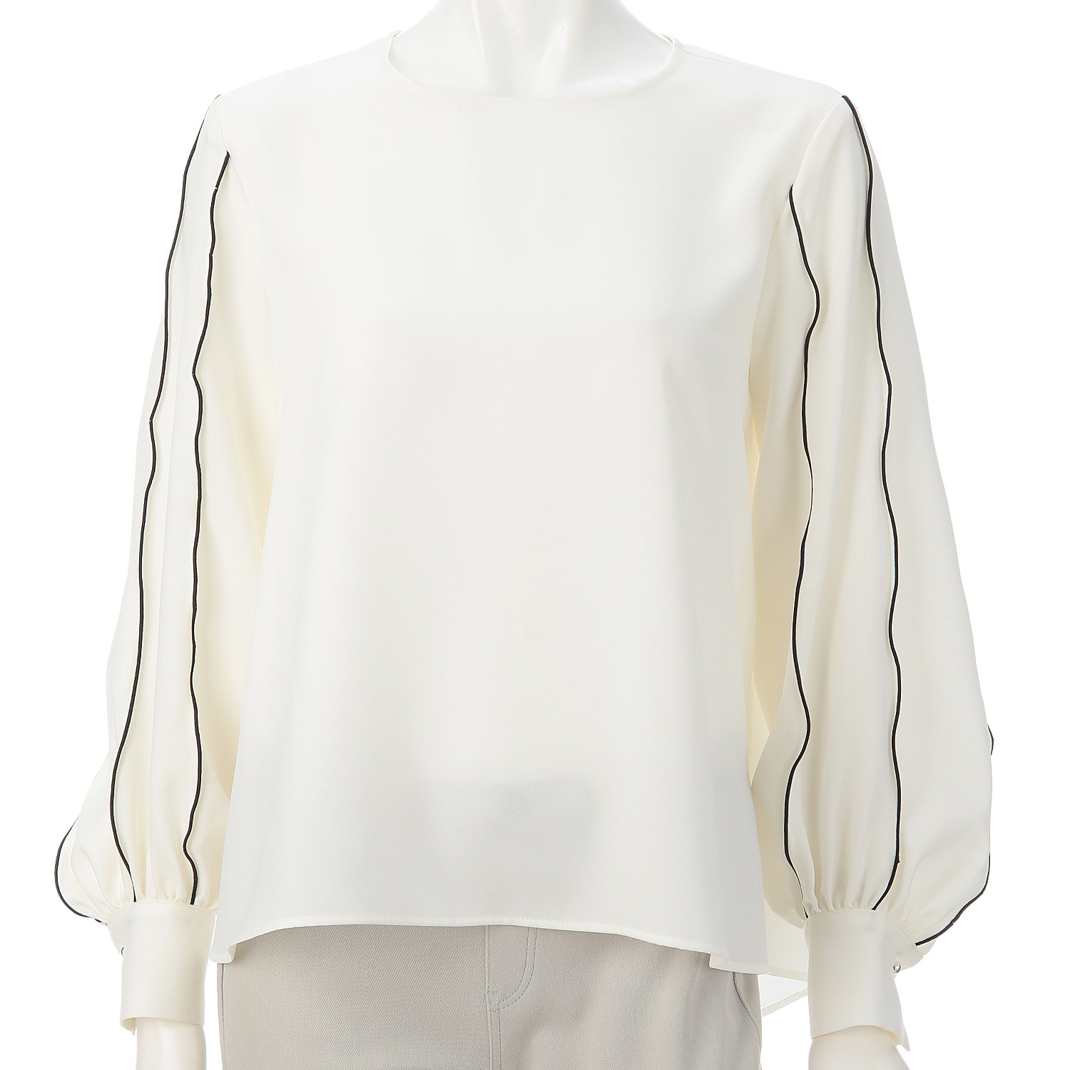 一珠 KOKIA 袖配色メロウブラウス - 画像1