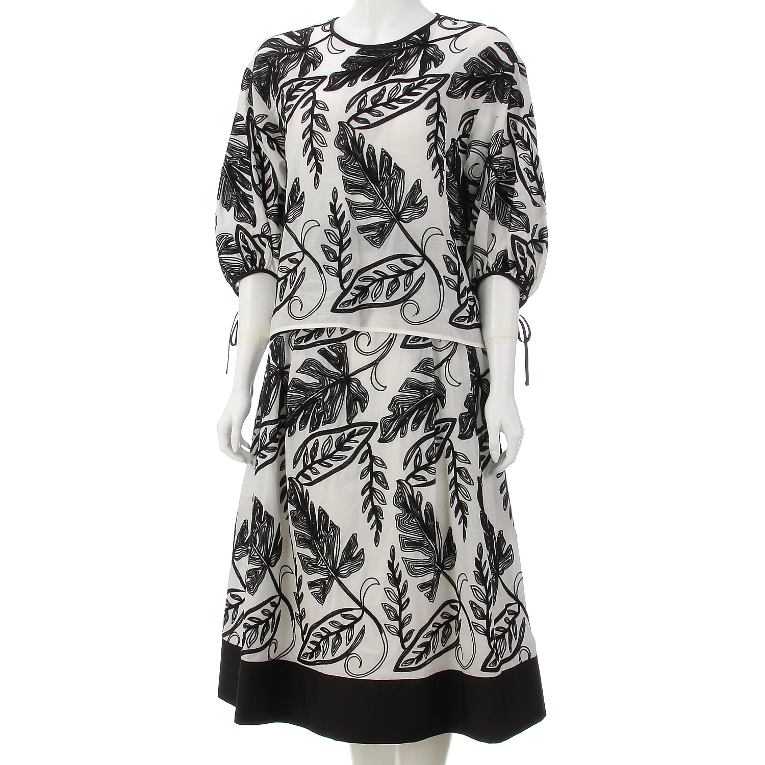 KOKIA ボタニカル刺繍スカート - 画像4