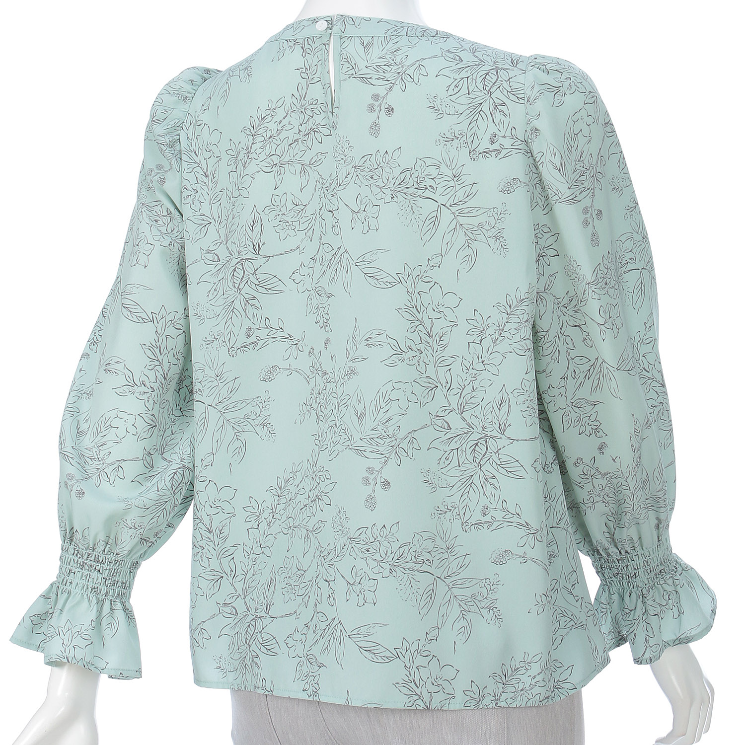 グラン山貴 プリントボウタイブラウス - 画像9