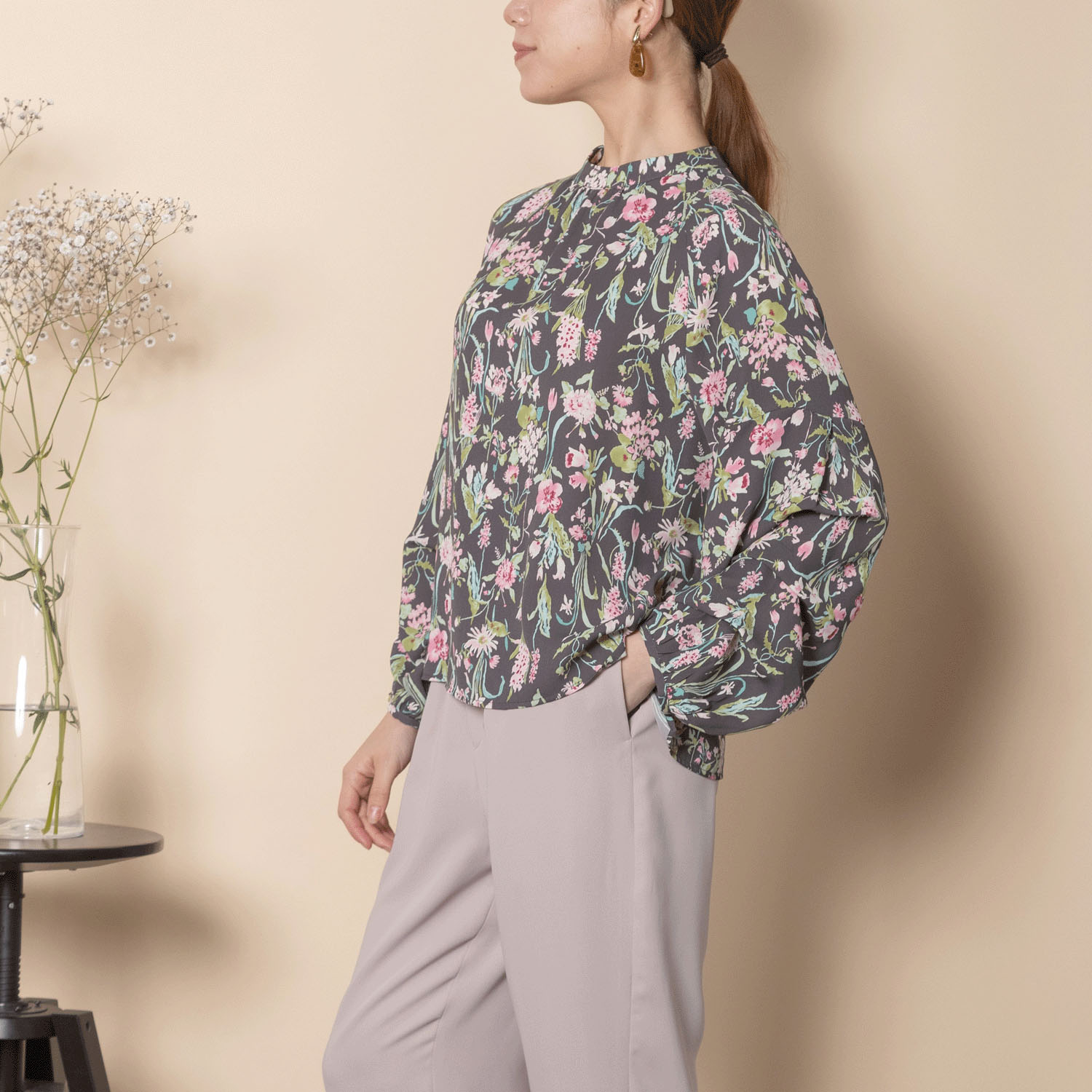 グラン山貴 プリントブラウス - 画像3