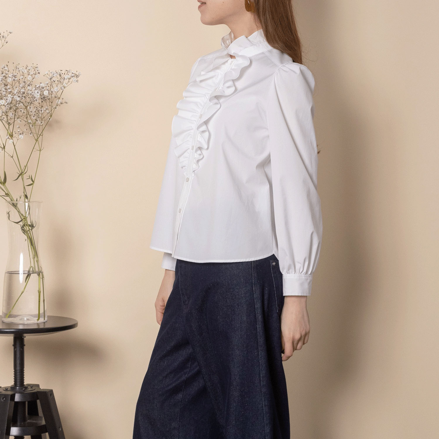 グラン山貴 フリルブラウス - 画像3