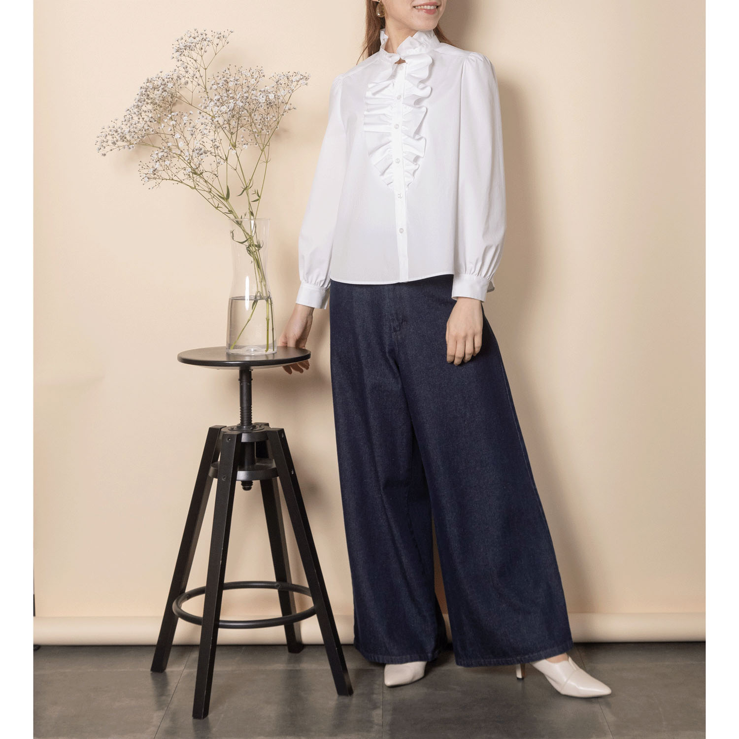 グラン山貴 フリルブラウス - 画像5