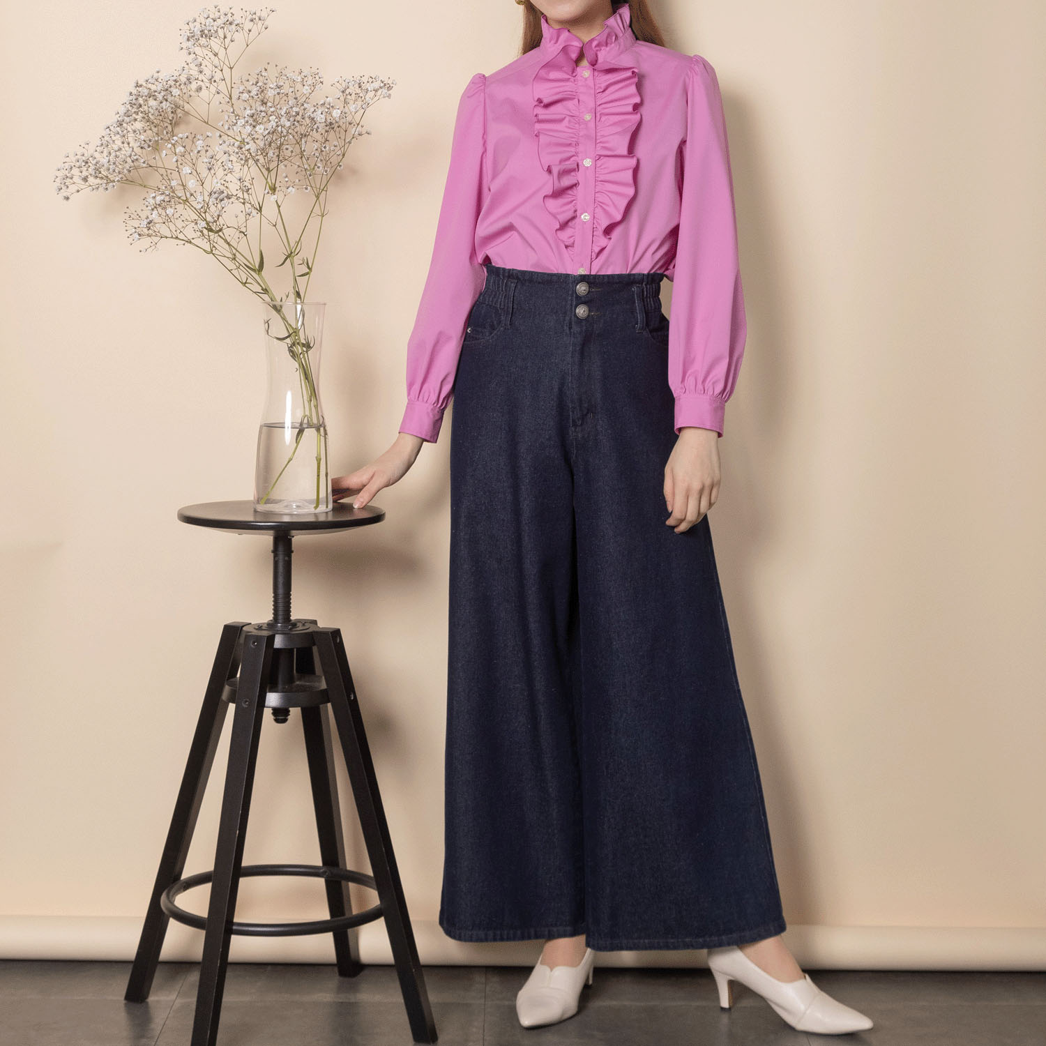 グラン山貴 フリルブラウス - 画像10