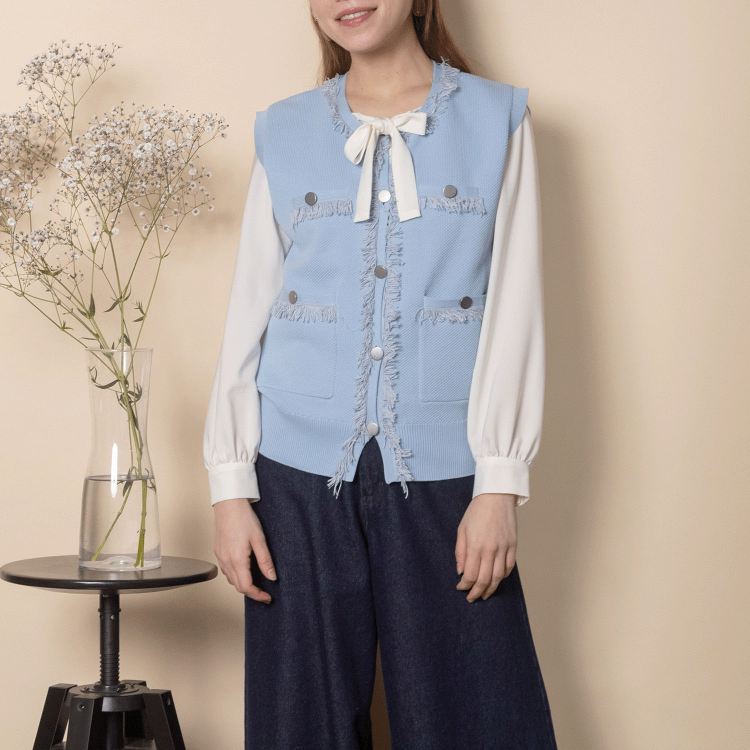 グラン山貴 ニットジレ - 画像7