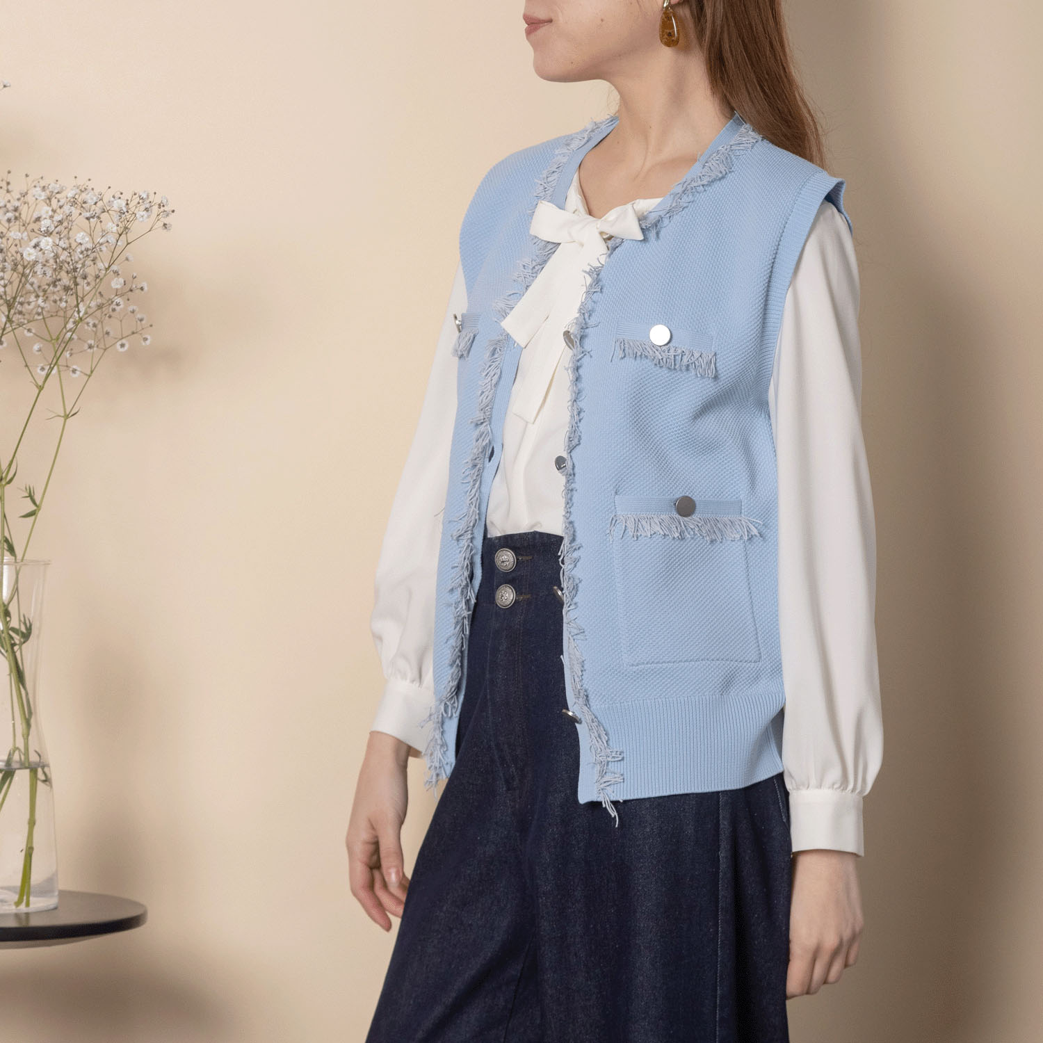 グラン山貴 ニットジレ - 画像9