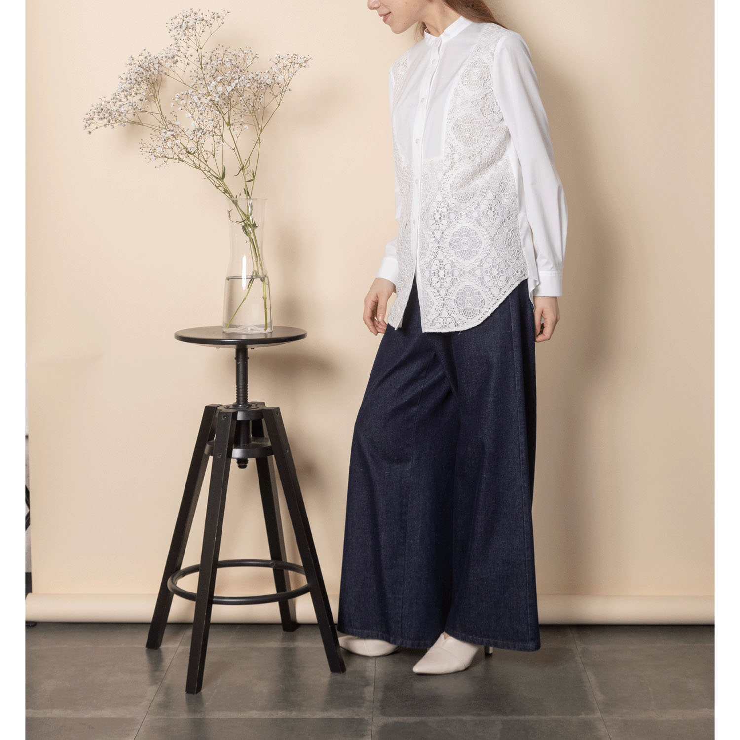 グラン山貴 バンドカラーシャツ - 画像2