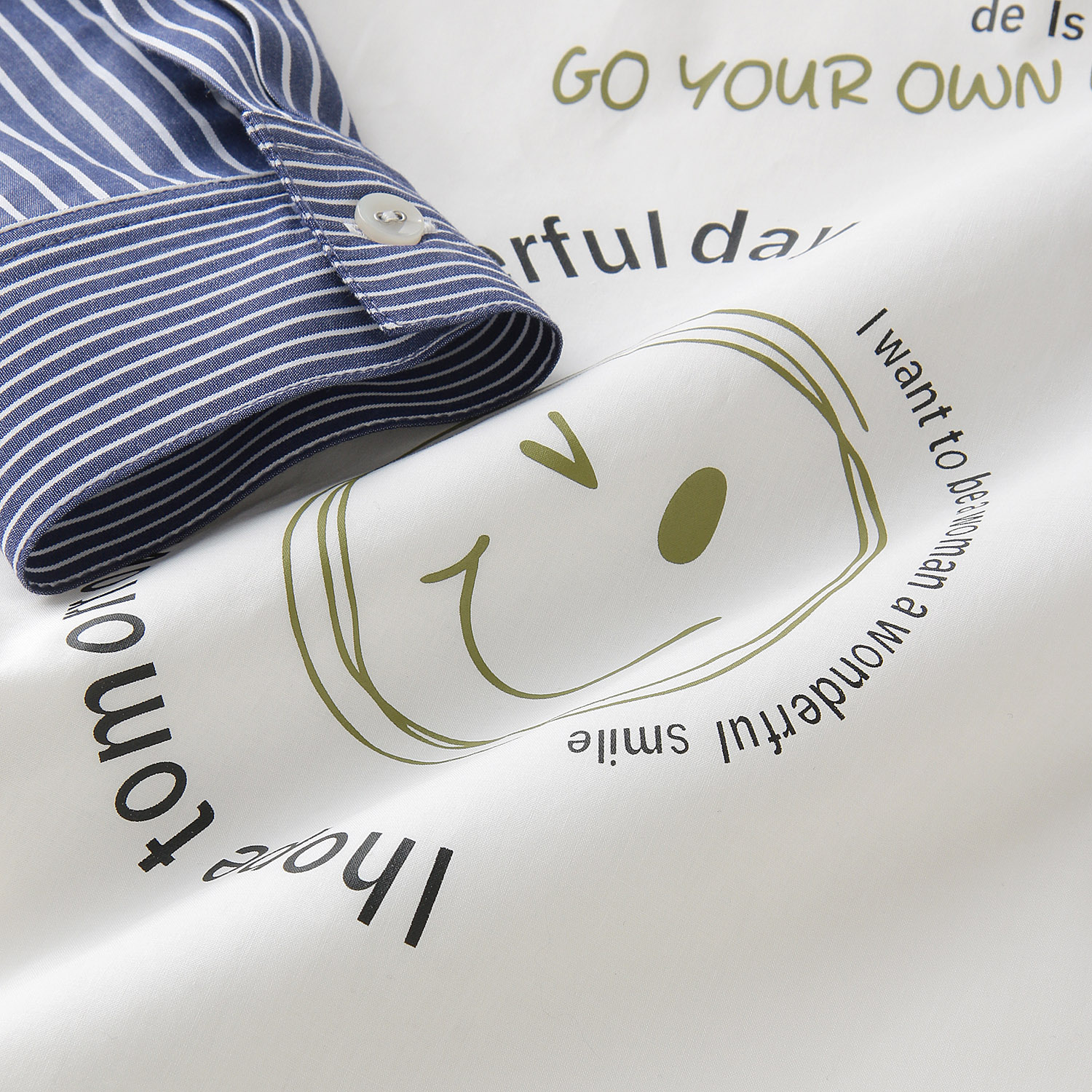 M－station 前身頃プリントブラウス - 画像5