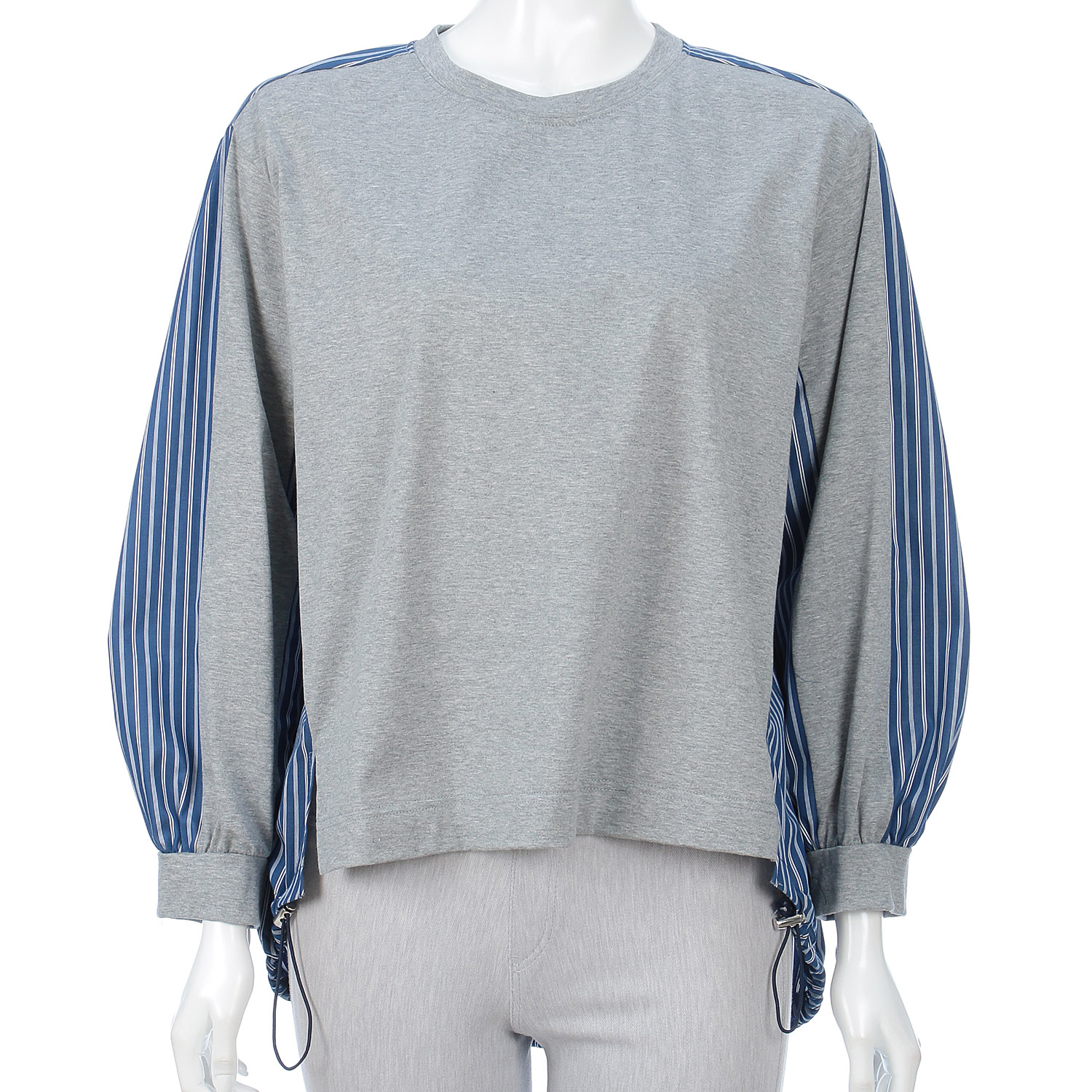 M－station 後身頃布帛プルオーバー