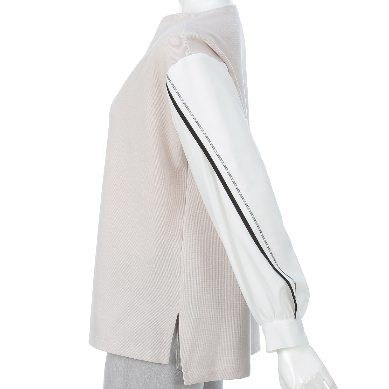 M－station 袖布帛トレーナー - 画像4