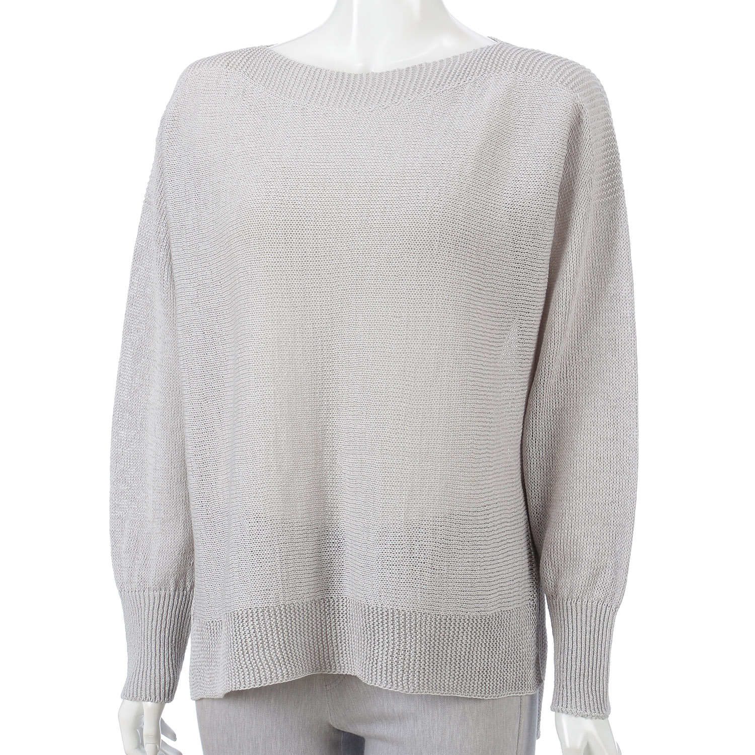 M－station ミドルゲージニットチュニック - 画像2