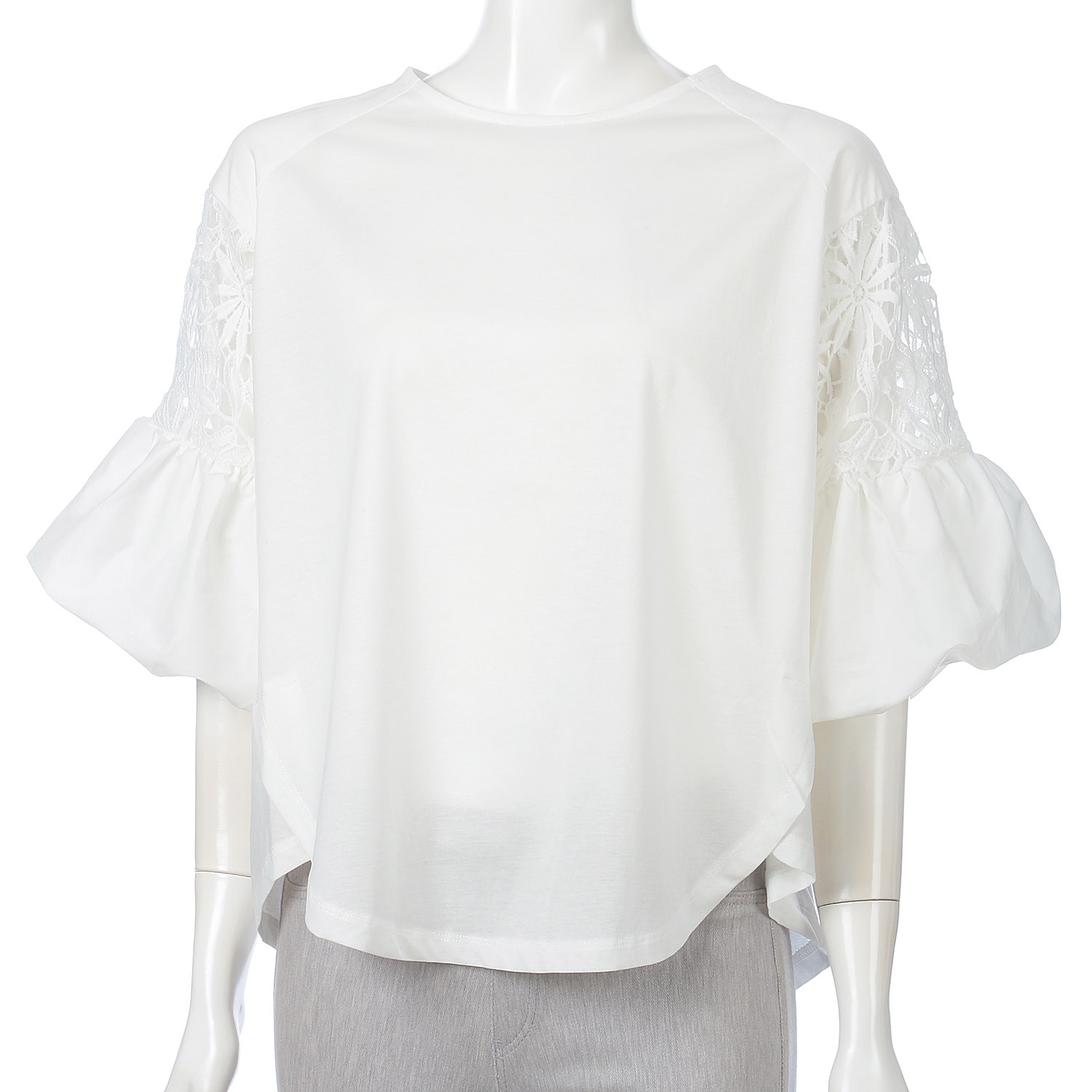 M－station ボリューム袖カットソー - 画像1