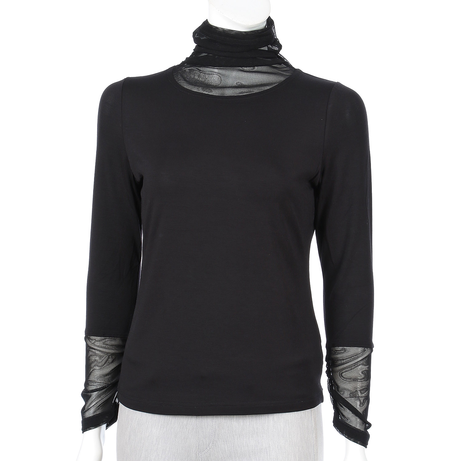 M－station チュール使いハイネックカットソー - 画像6