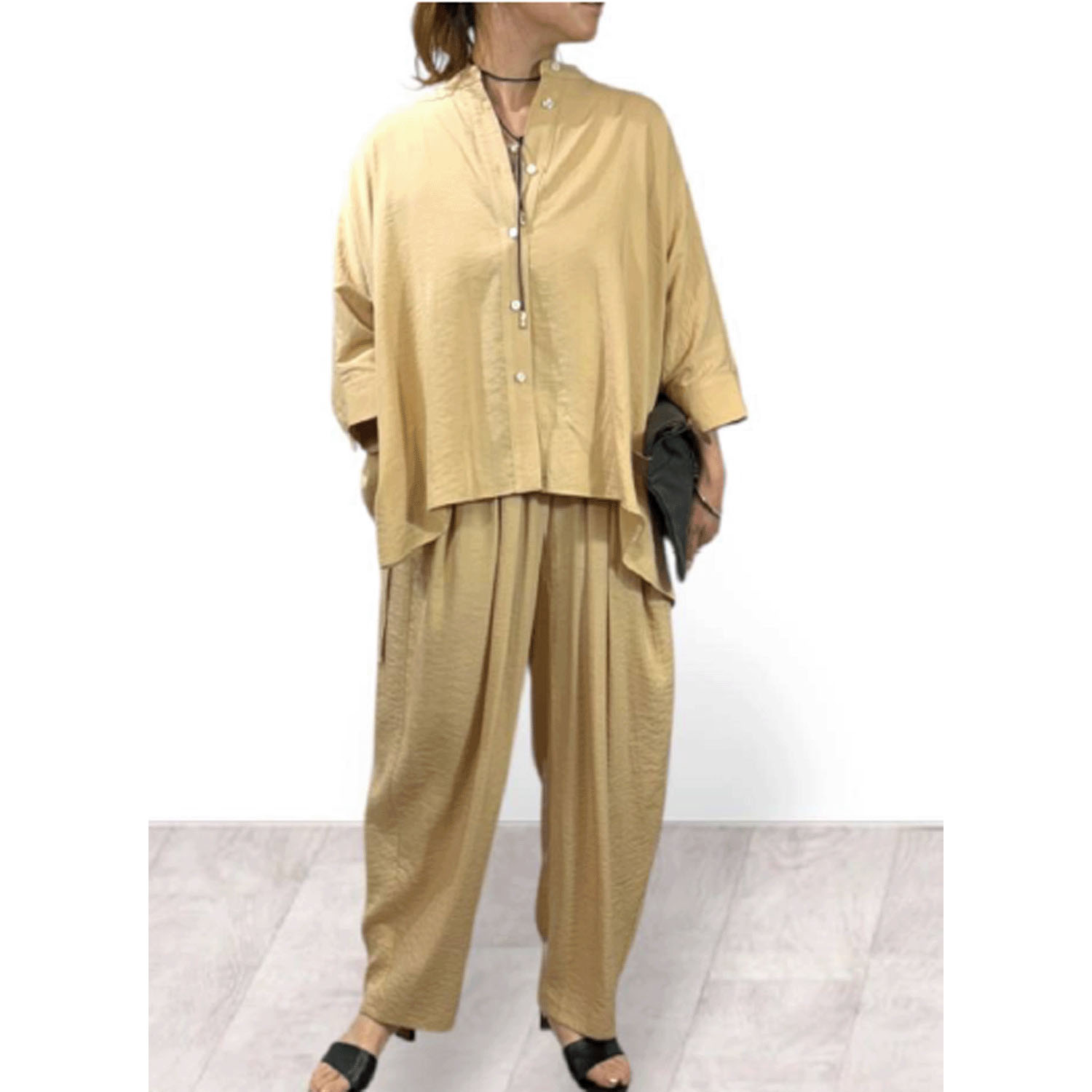 【Insta Live】QTUME ポンチョシャツ - 画像4