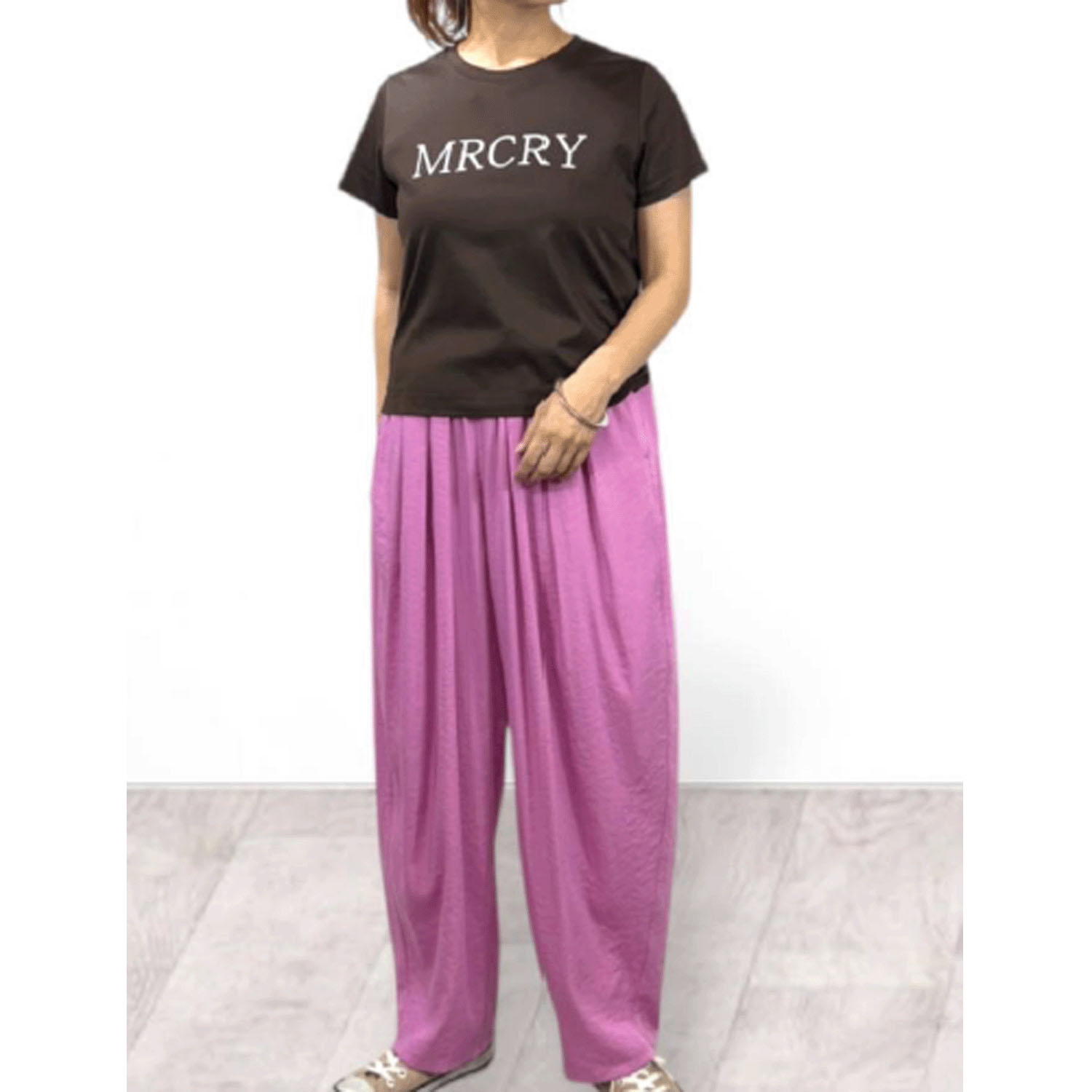 QTUME タックコクーンイージーパンツ - 画像7