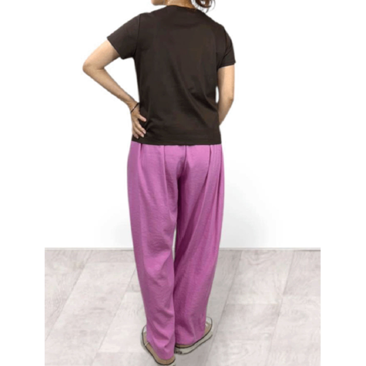 QTUME タックコクーンイージーパンツ - 画像9