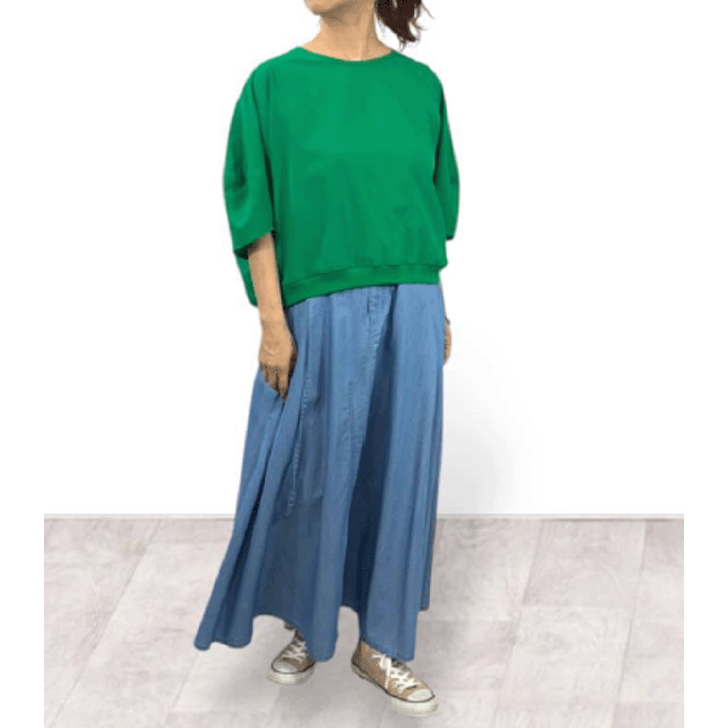 QTUME AIRUNOエアルノ dry crape フォルムTシャツ - 画像8