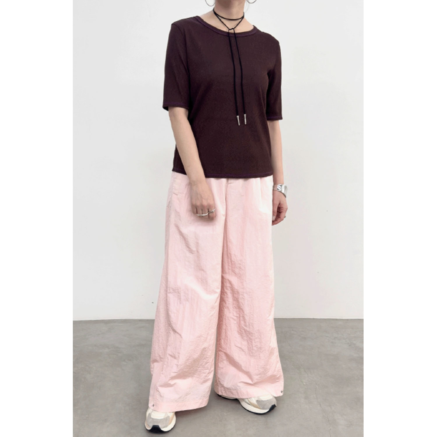 NUS 5分袖シアーTシャツ - 画像13