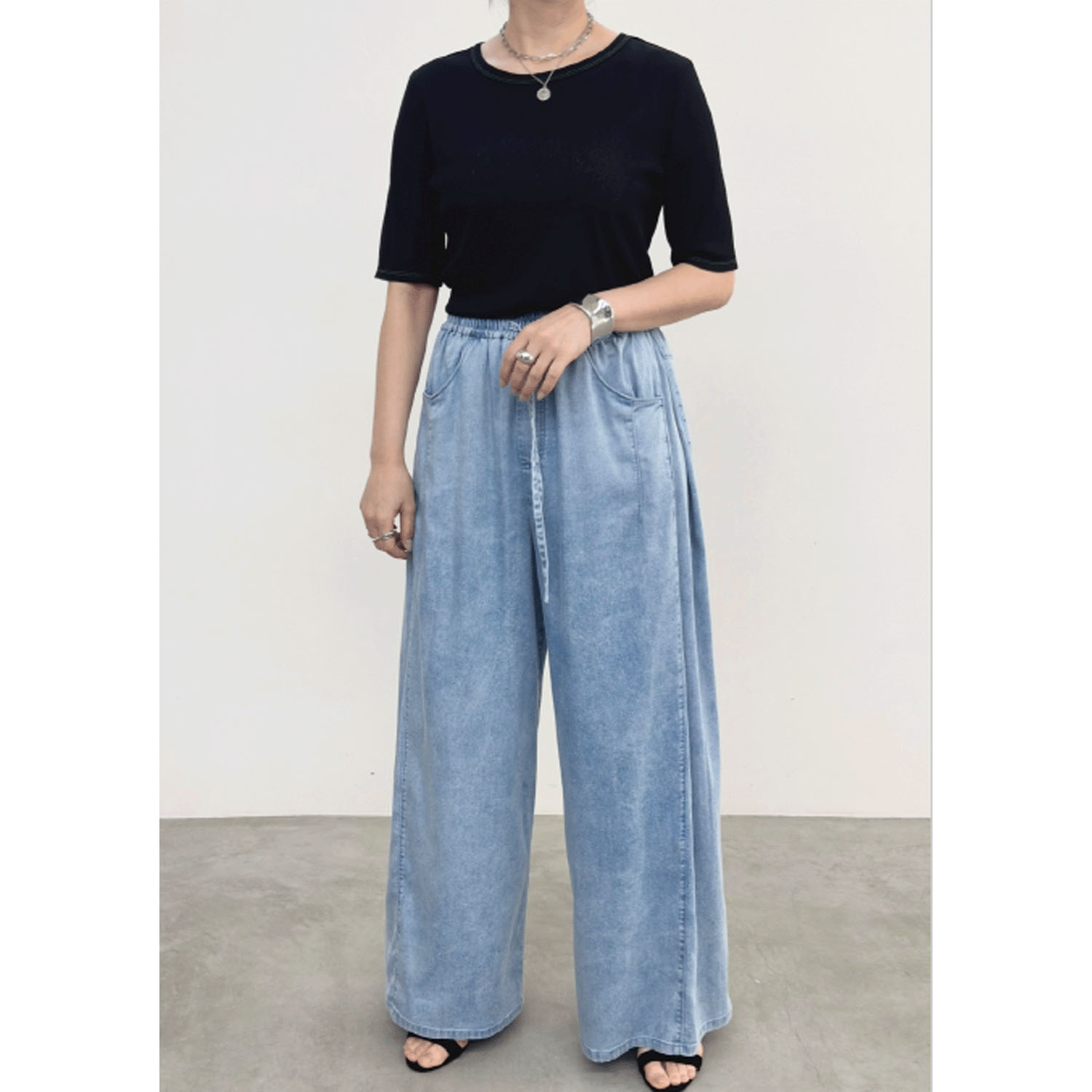 NUS 5分袖シアーTシャツ - 画像10