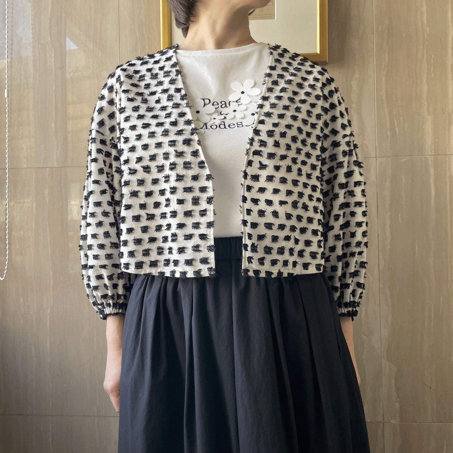 NOUQUE フサフサ刺繍ジャケット - 画像1