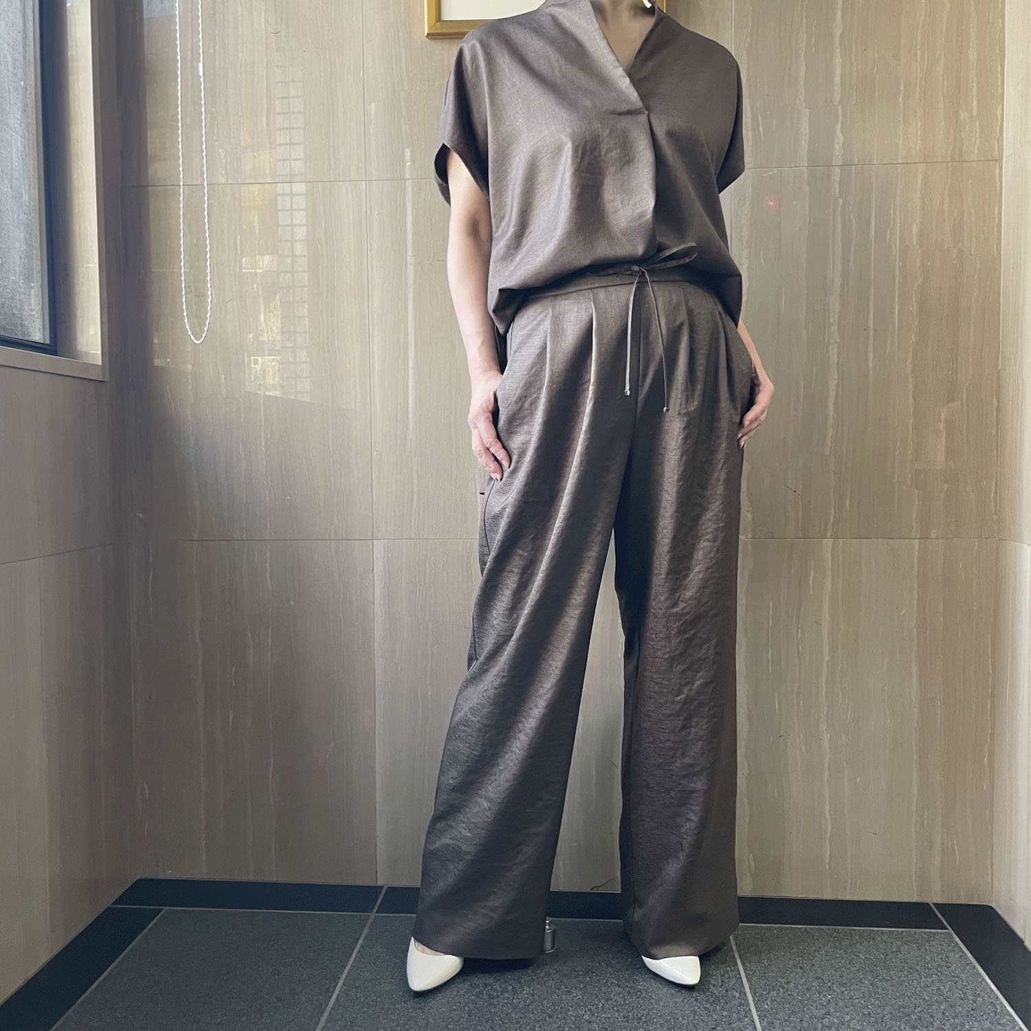 KOKIA 麻調ツイルヴィンテージプルオーバー - 画像4