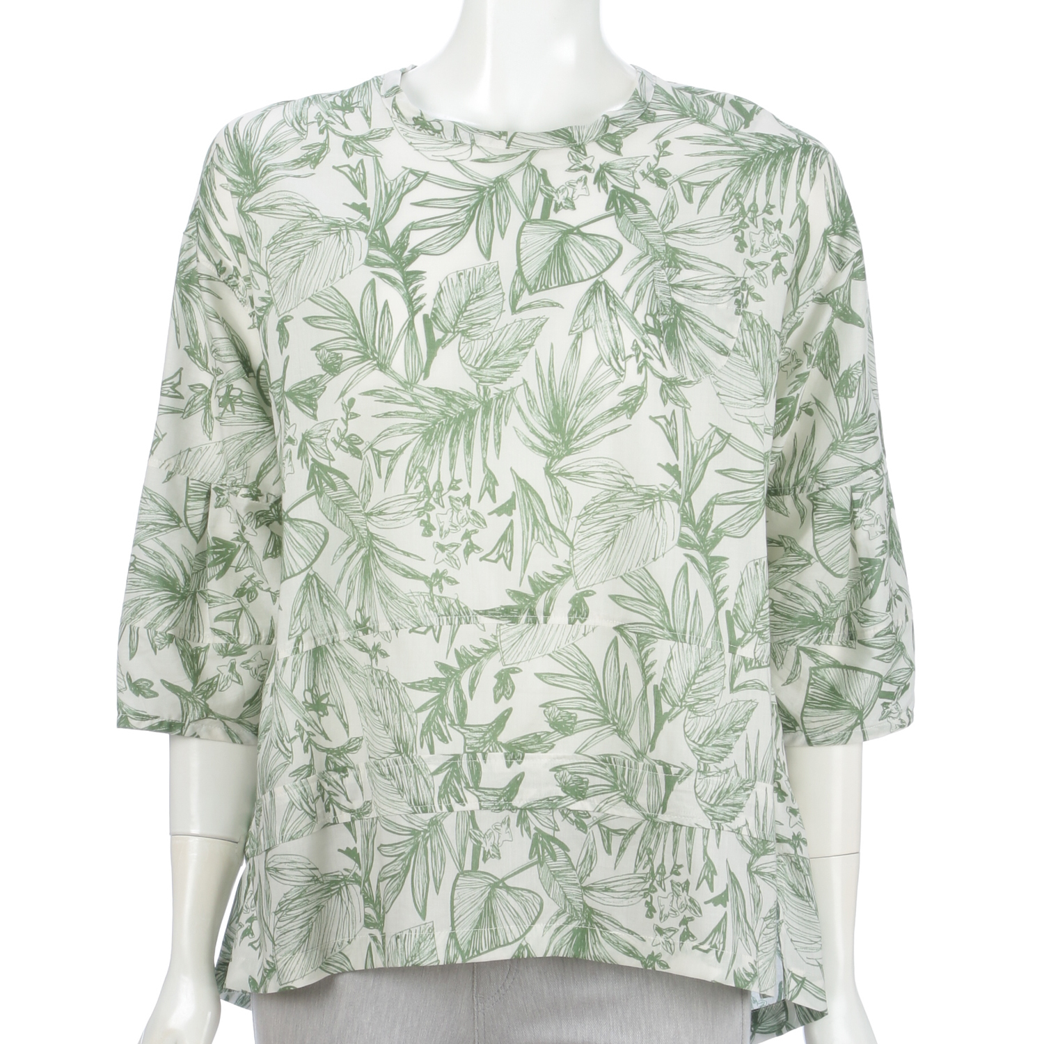 M－station プリントブラウス - 画像1