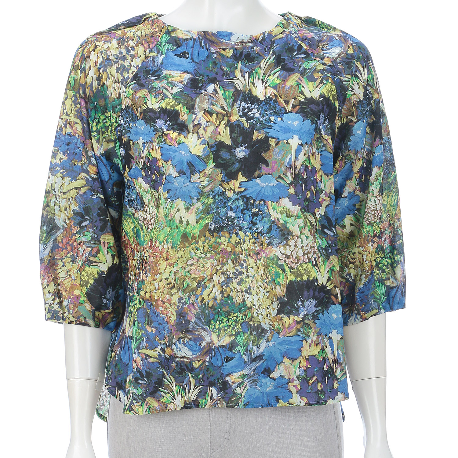 【InstaLive】M－station フランス製生地プリントブラウス - 画像8