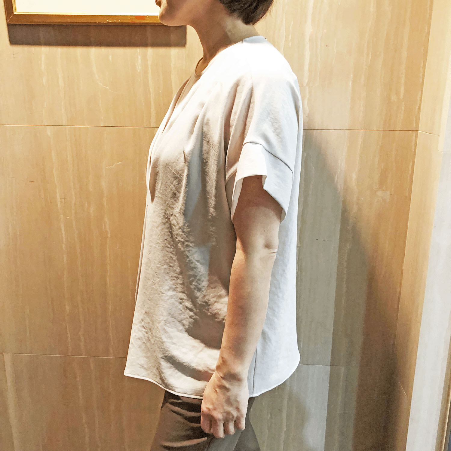 一珠 KOKIA ジョーゼットタックプルオーバー - 画像5