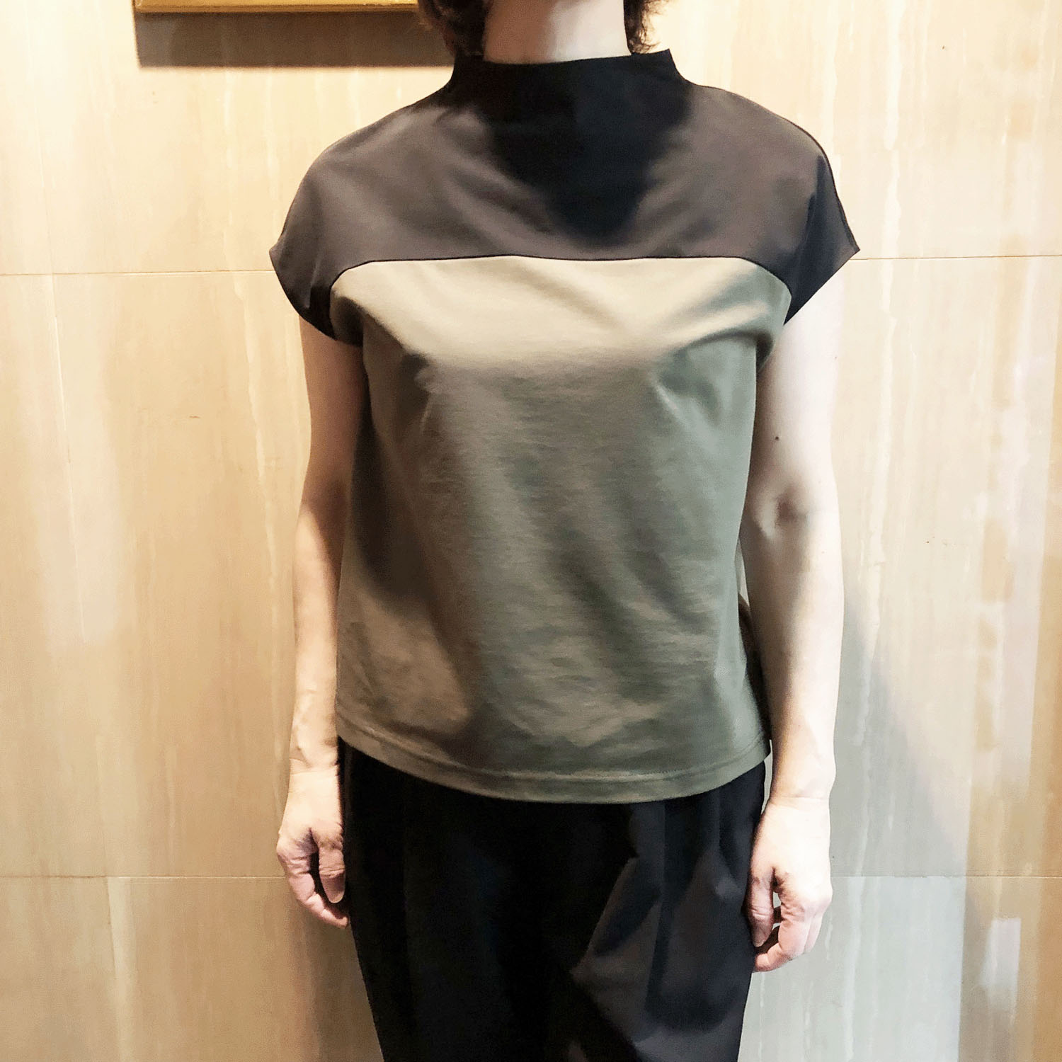 一珠 KOKIA プライムクールバイカラープルオーバー - 画像1