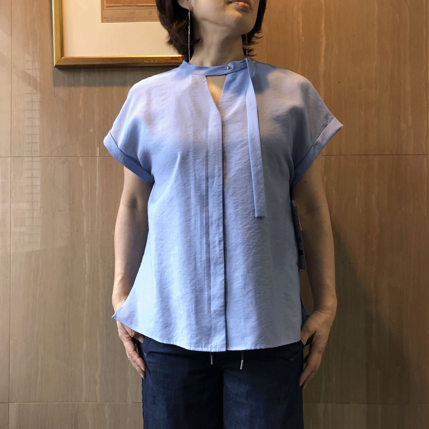 一珠 KOKIA アシメボウタイブラウス