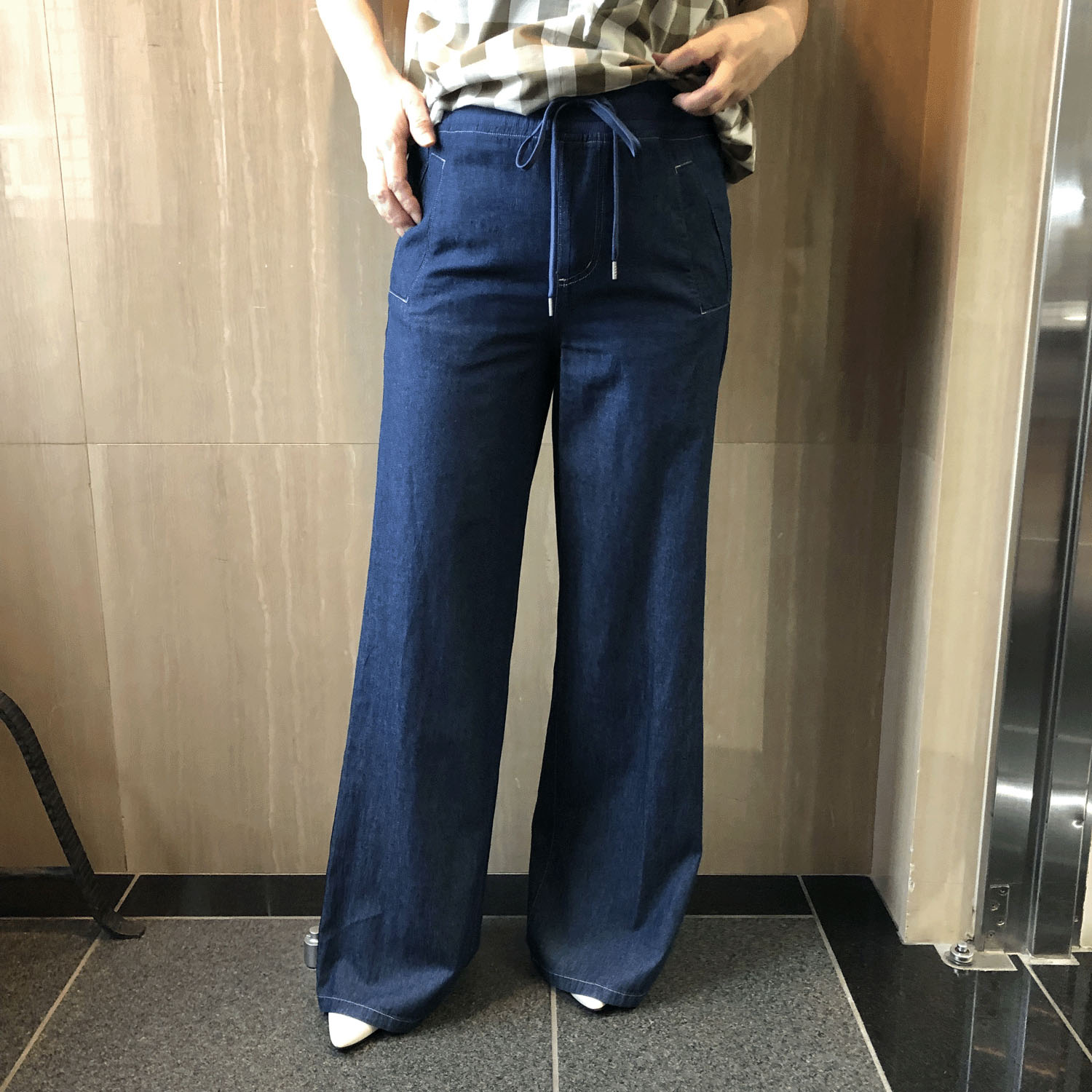 一珠 KOKIA ダンガリードロストパンツ - 画像1