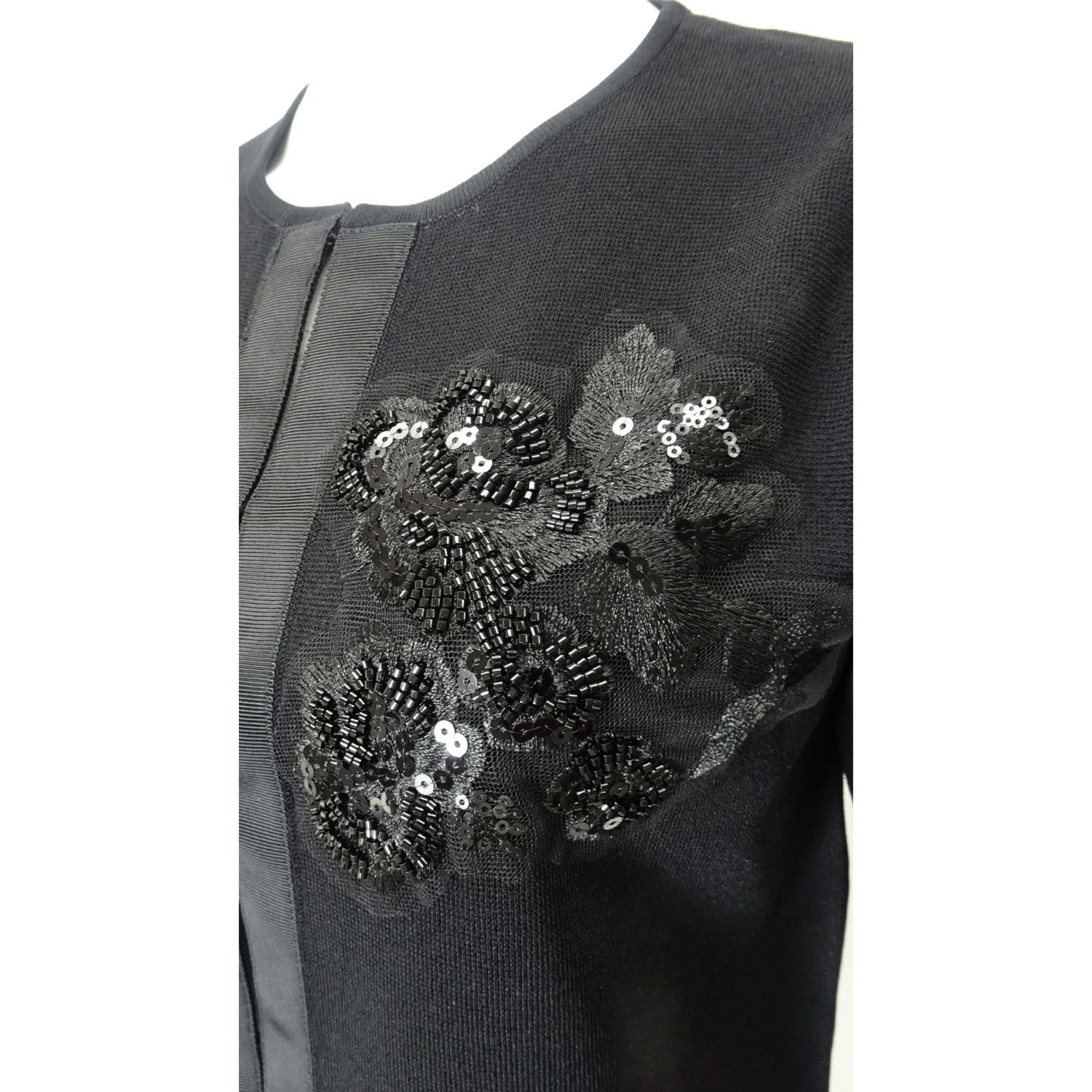 【InstaLive】Super Beauty 胸元ビジュー＆スパンコール使いニットボレロ - 画像6