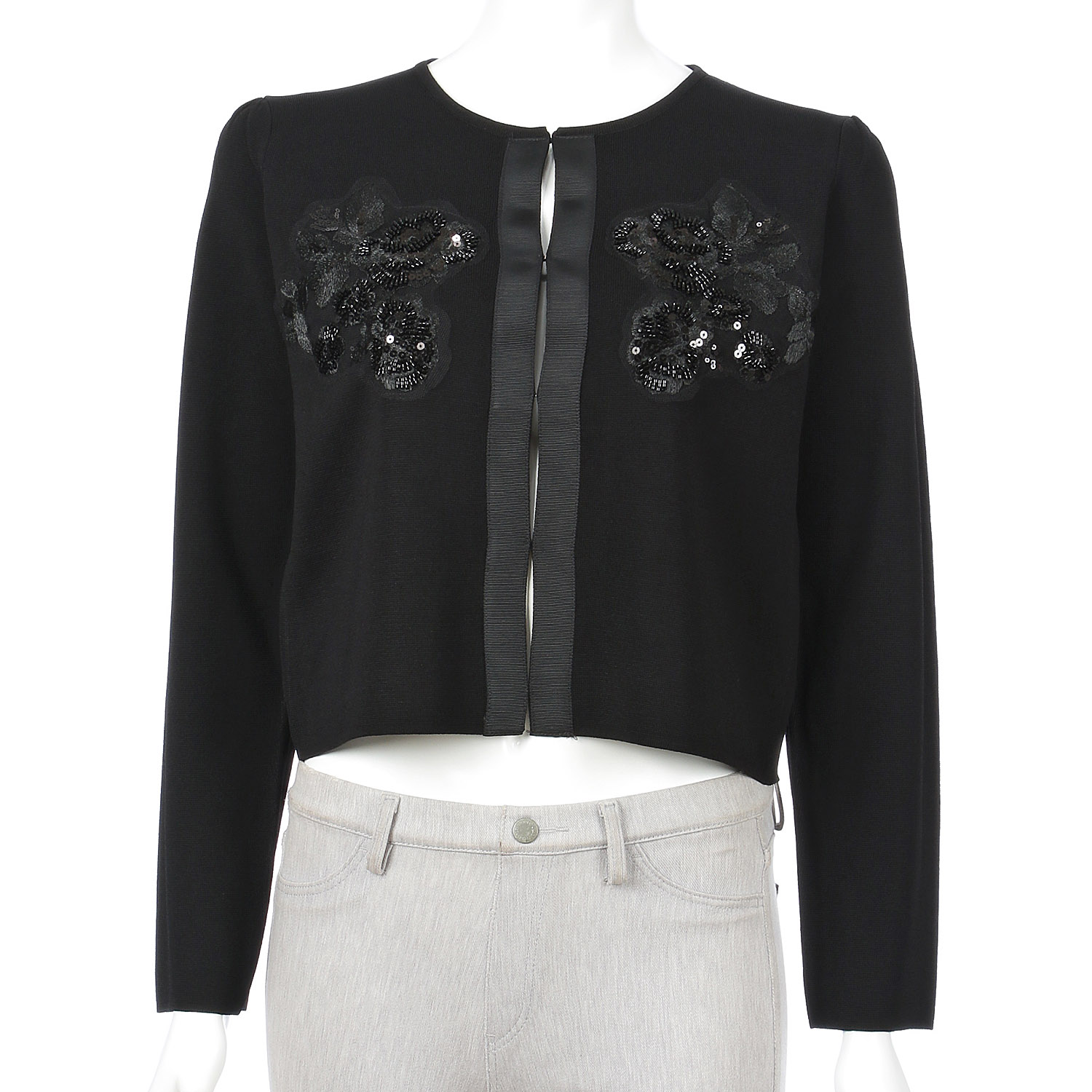 【InstaLive】Super Beauty 胸元ビジュー＆スパンコール使いニットボレロ - 画像7