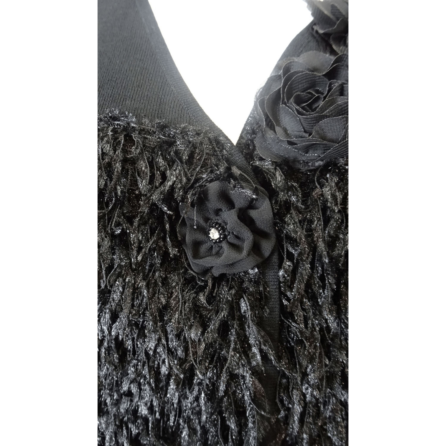 【InstaLive】Super Beauty 前立て立体モチーフ使いニットジレ - 画像6