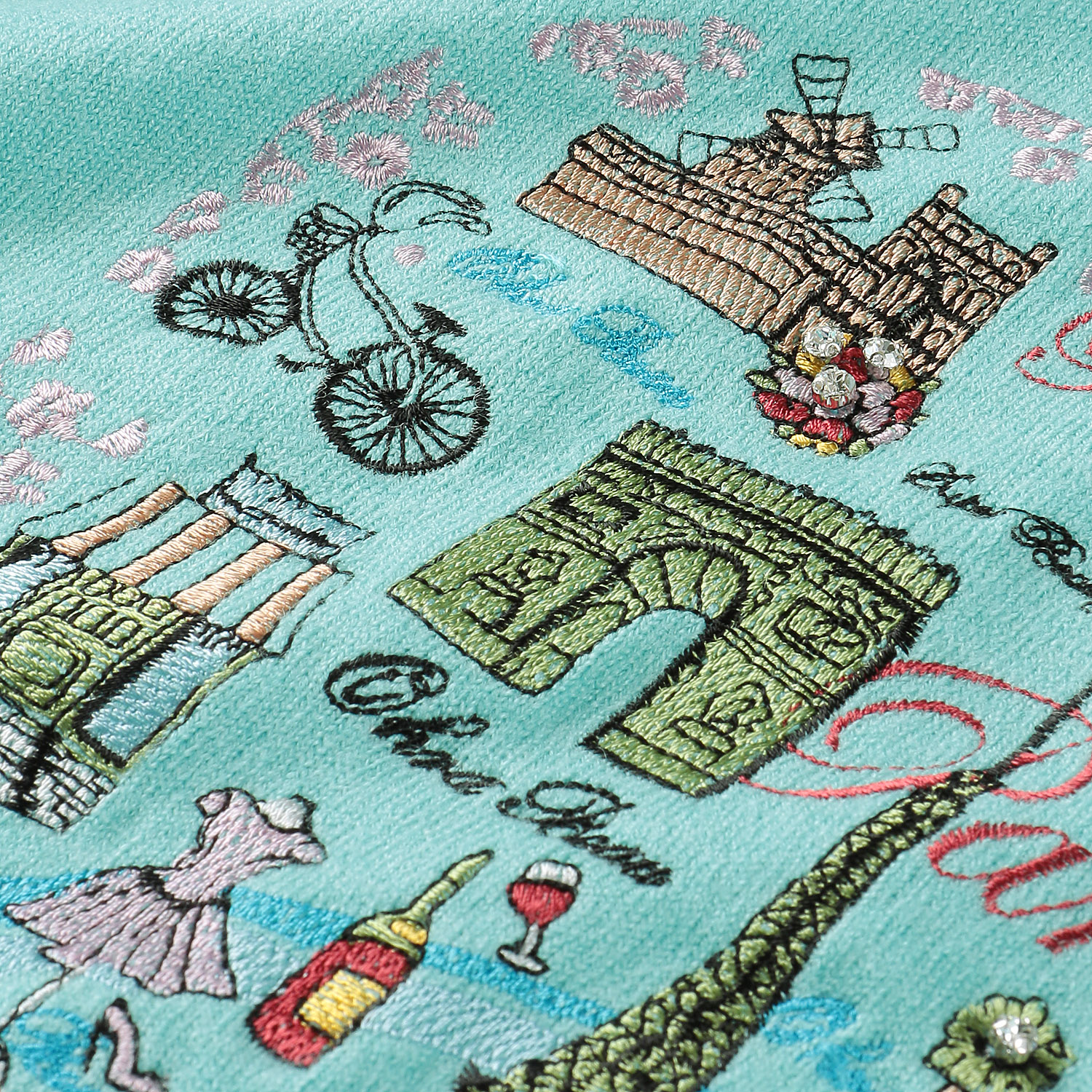 【Inata Live】Super Beauty パリ刺繍フリルセーター - 画像11