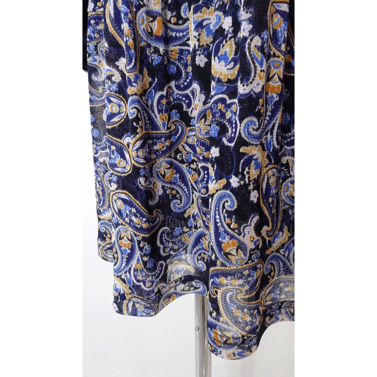 Super Beauty ペイズリー柄パワーネット素材チュニックカットソー - 画像11