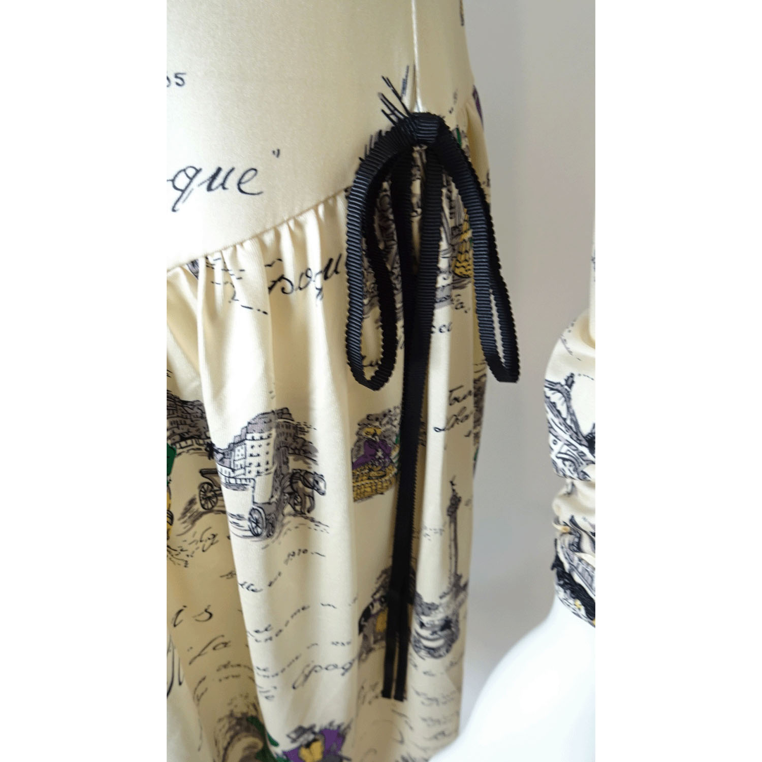 【Insta Live】Super Beauty 胸元×裾レースプリントワンピース - 画像9