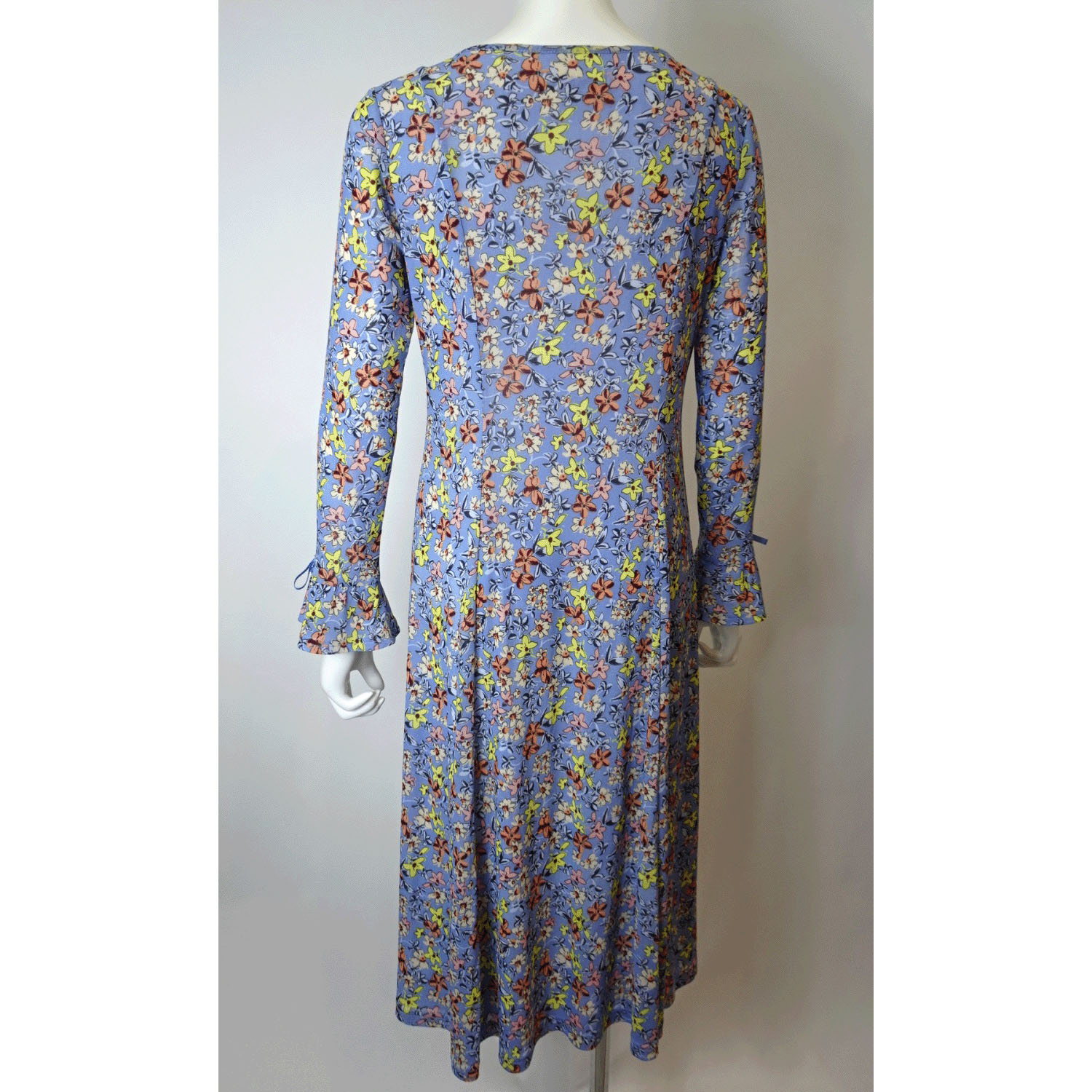 Super Beauty 小花プリントパワーネット素材ワンピース - 画像7