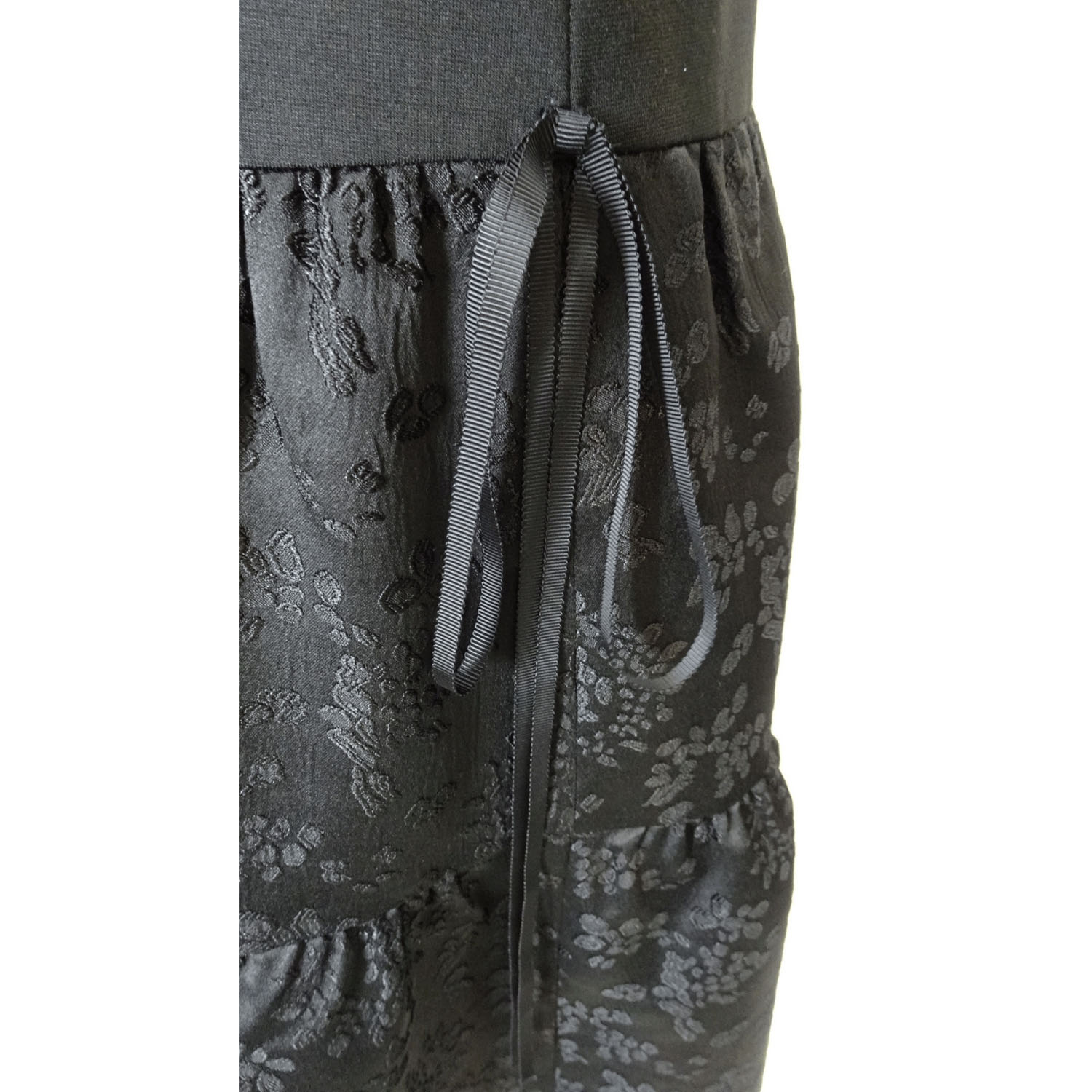 Super Beauty ジャガード織×ダンボールニット素材切替ワンピース - 画像8