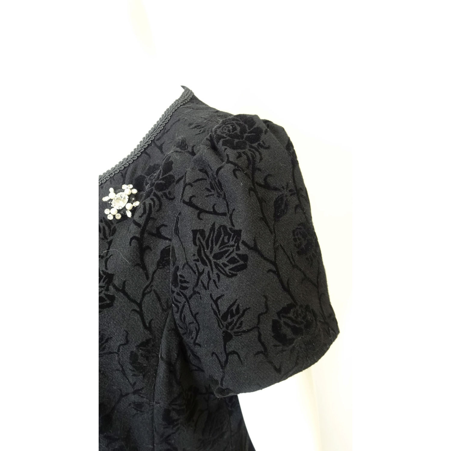 【Inata Live】Super Beauty フロッキープリント 半袖ワンピース - 画像13