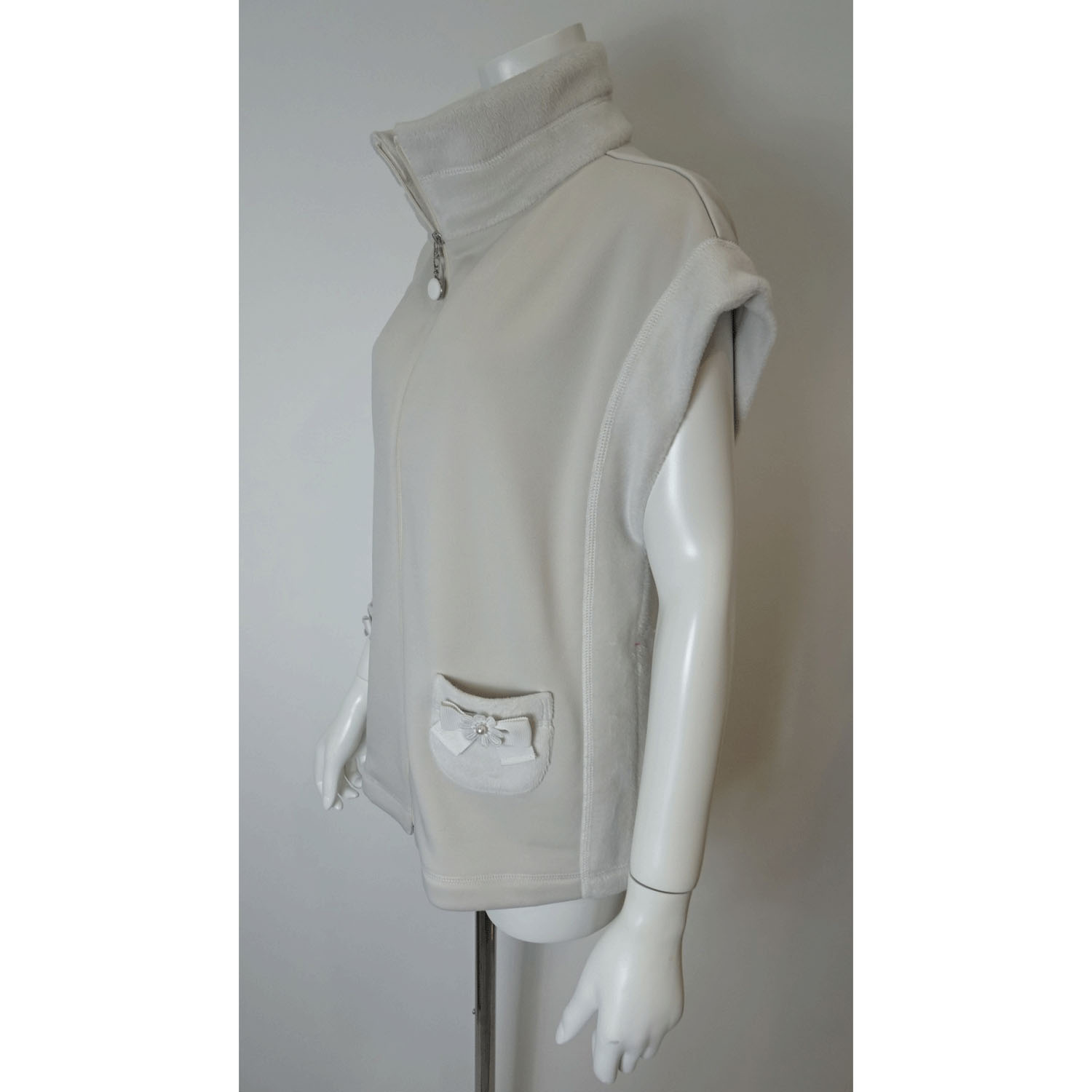 Super Beauty 裏起毛素材使いベスト - 画像5