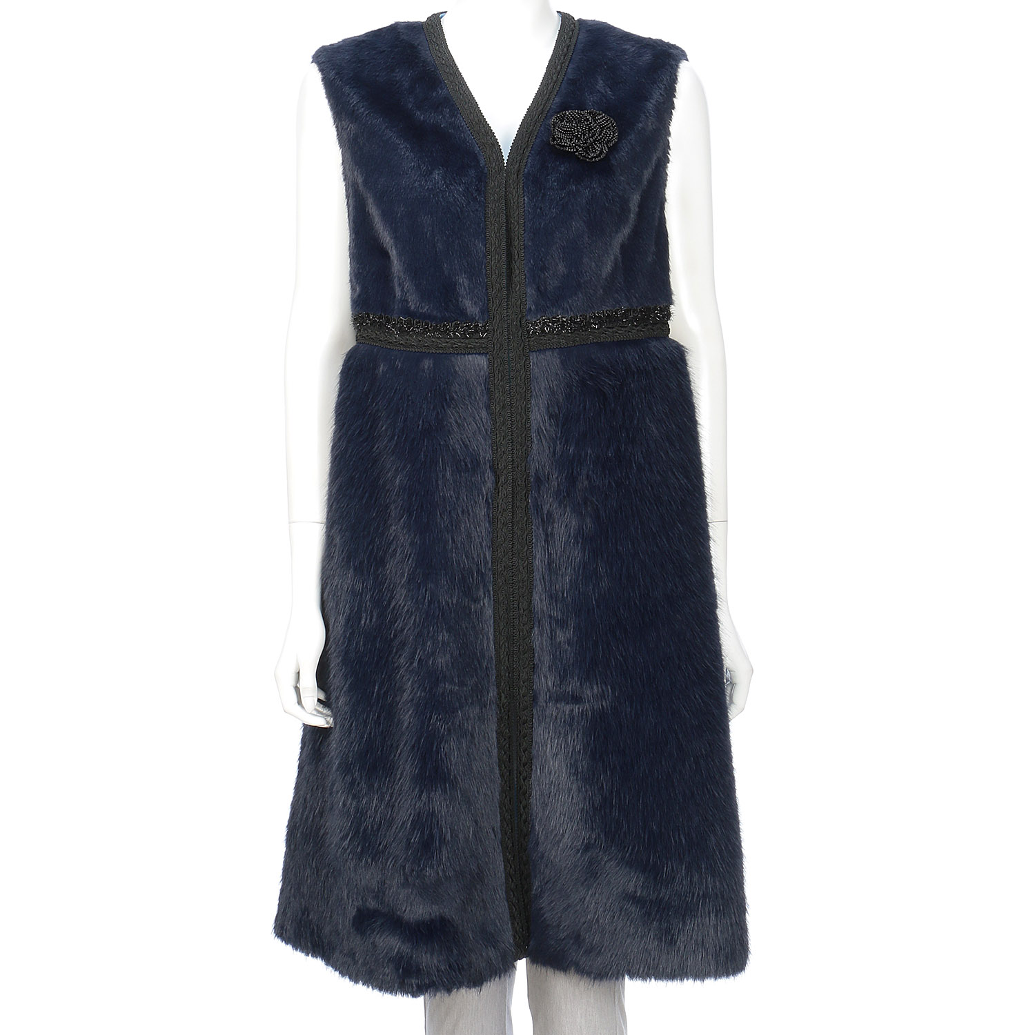 Super Beauty 起毛切替ロングジレ - 画像10