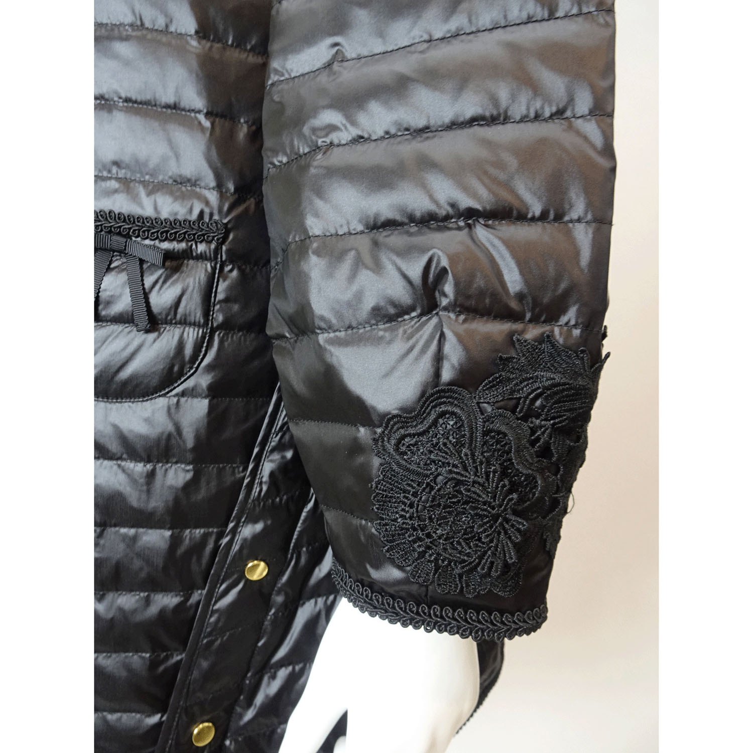 【Inata Live】Super Beauty レースデザイン ライトダウンジャケット - 画像15