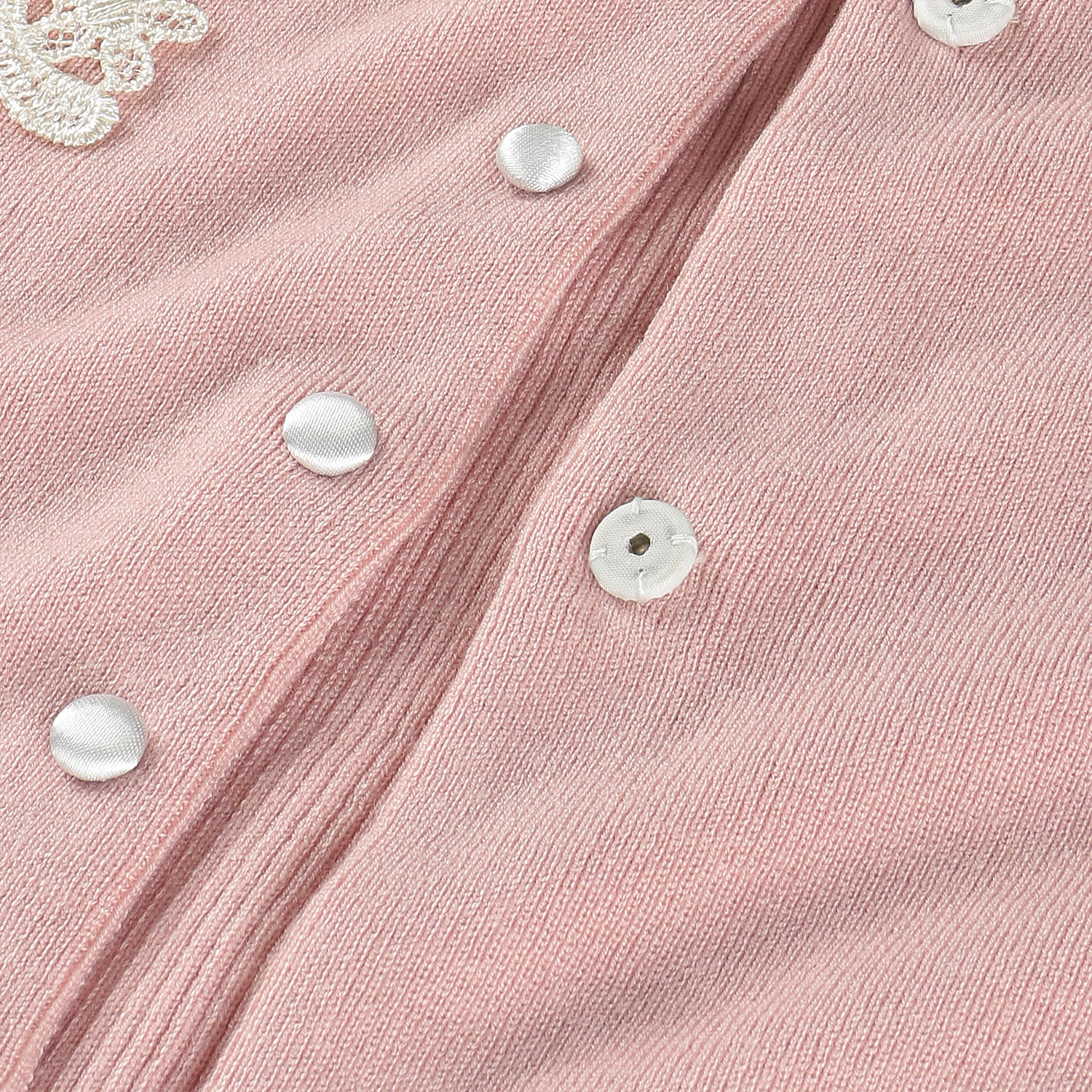 Super Beauty レースモチーフニットカーディガン - 画像8